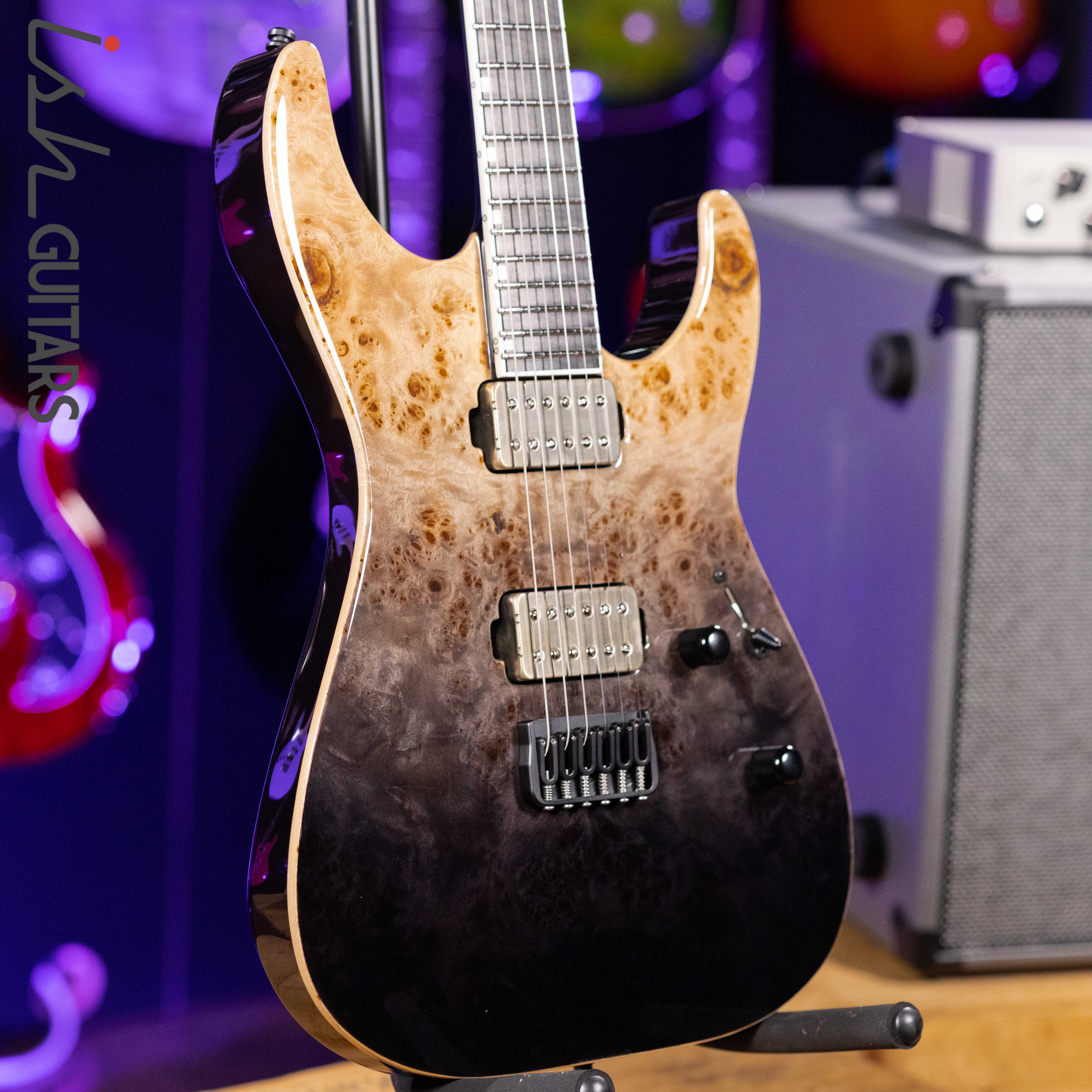 ESP E-II M-II NT Black Natural Fade Gloss Demo - Image 5