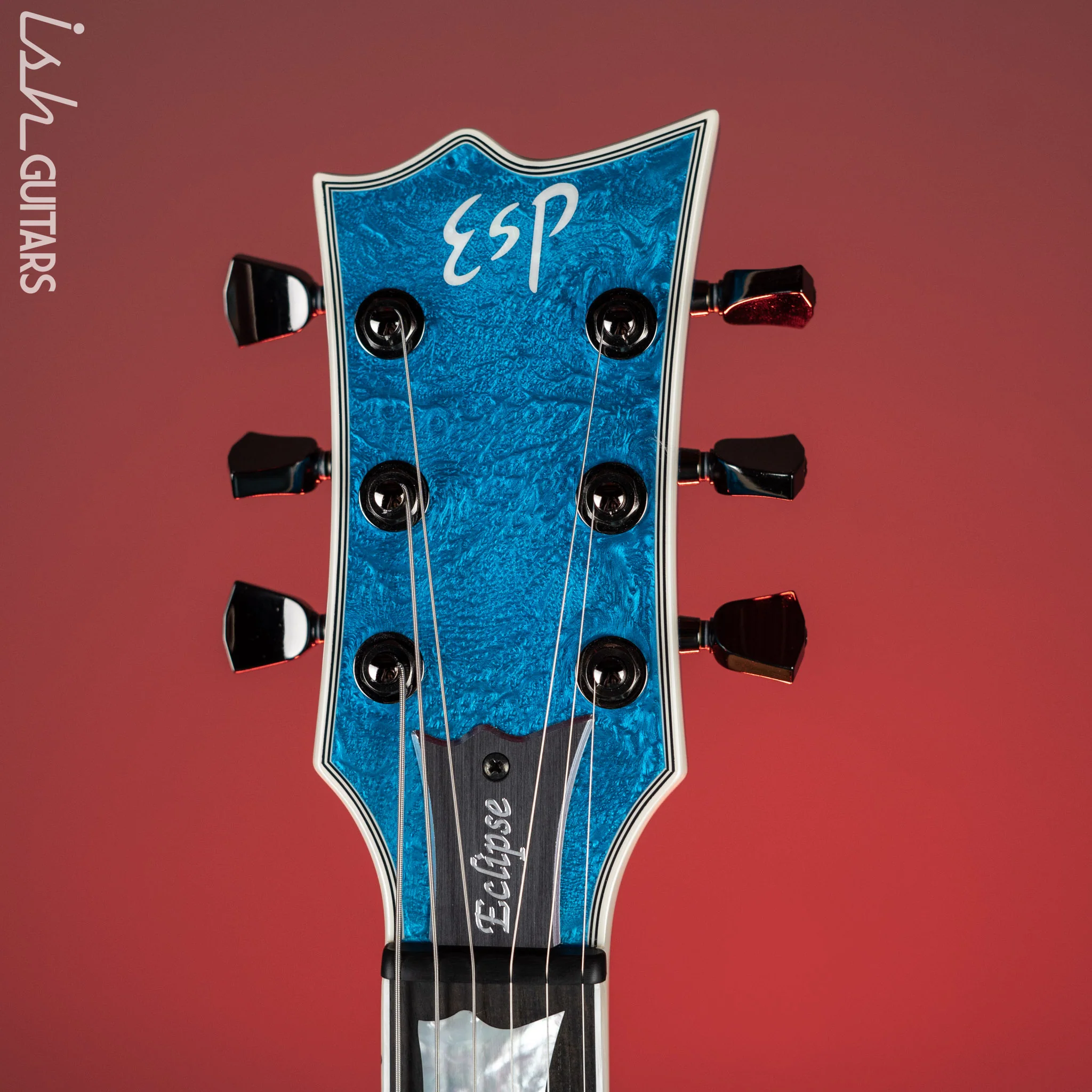 ESP Eclipse Custom Blue Liquid Metal - Image 6