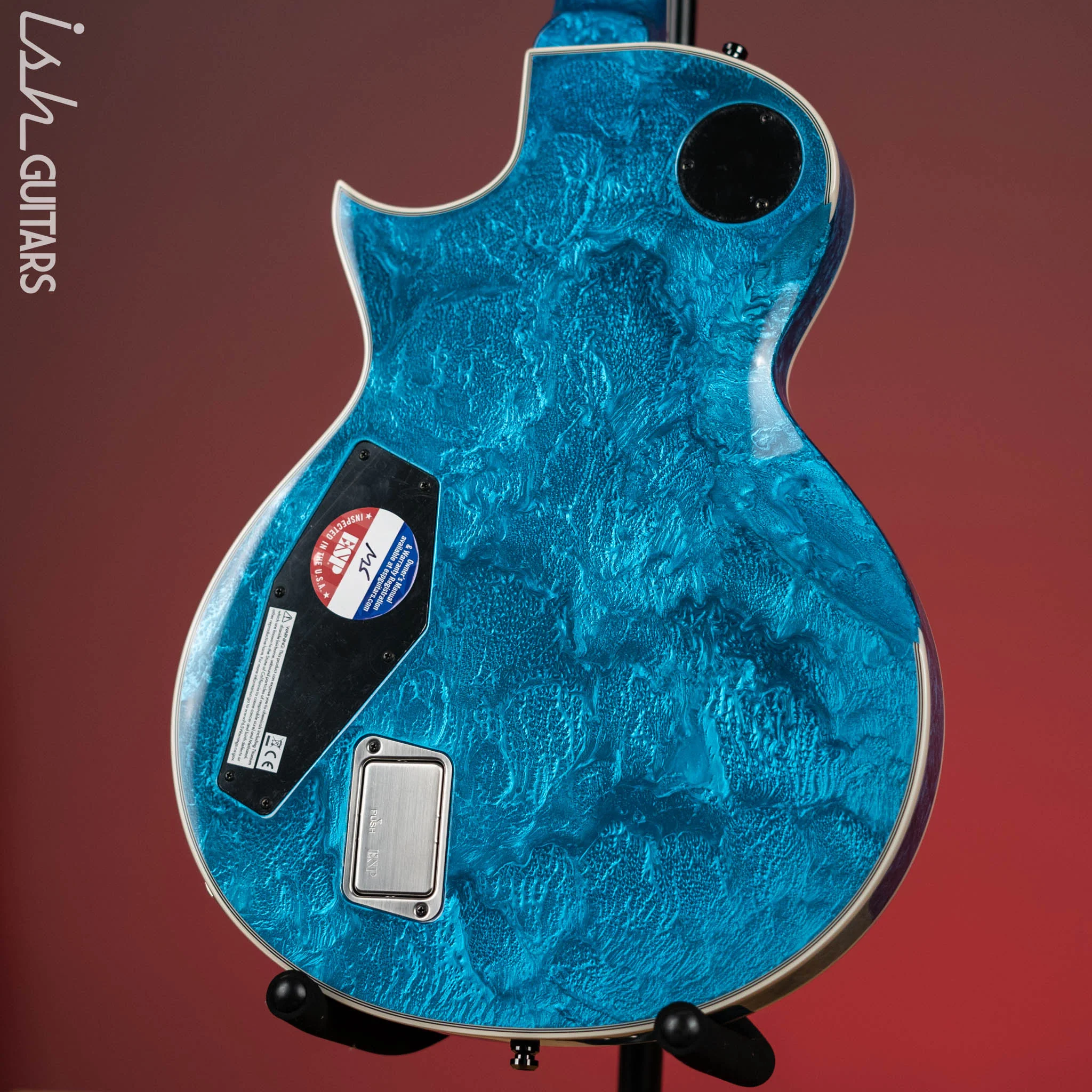 ESP Eclipse Custom Blue Liquid Metal - Image 8