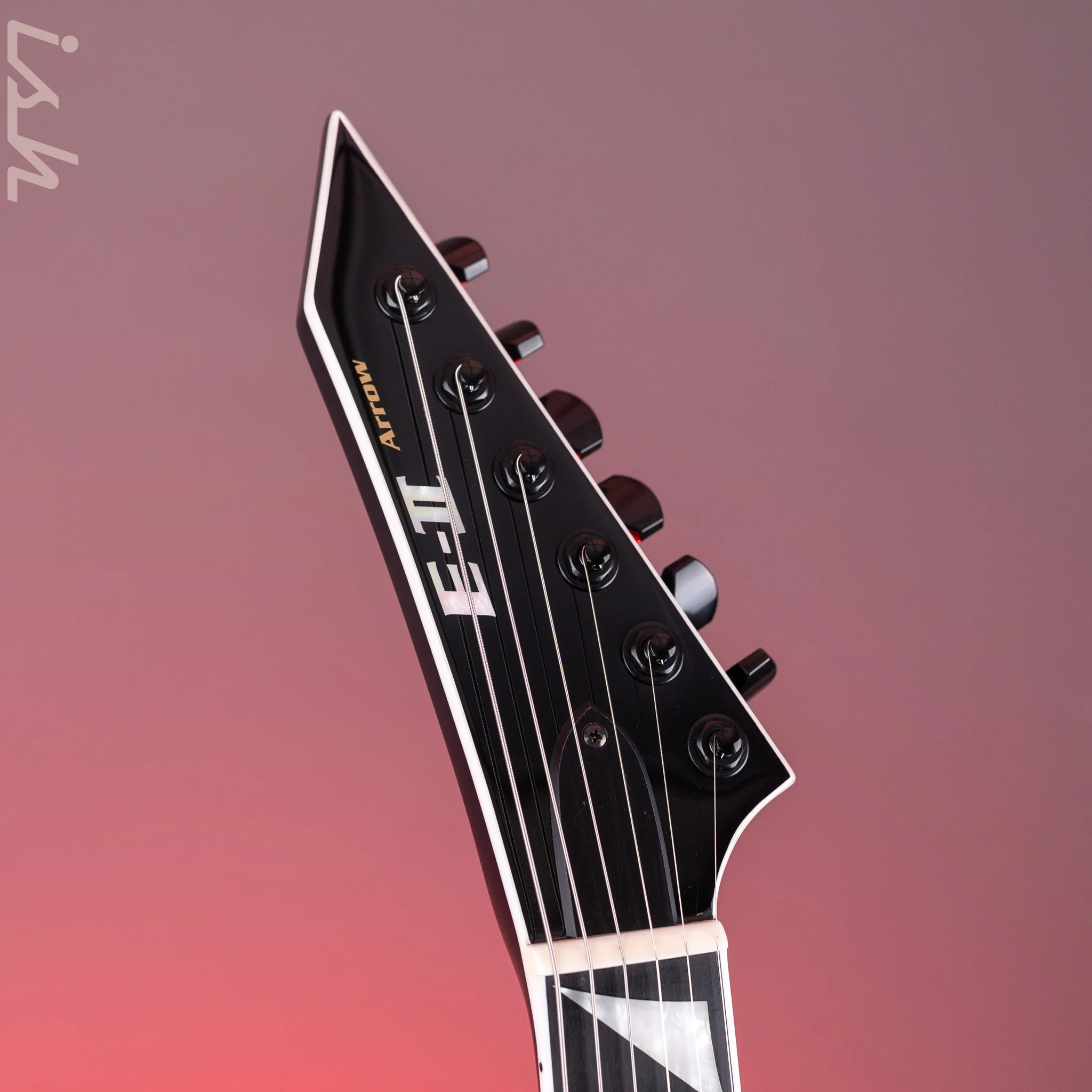 ESP ESP E-II Arrow NT Electric Guitar Black - Image 6