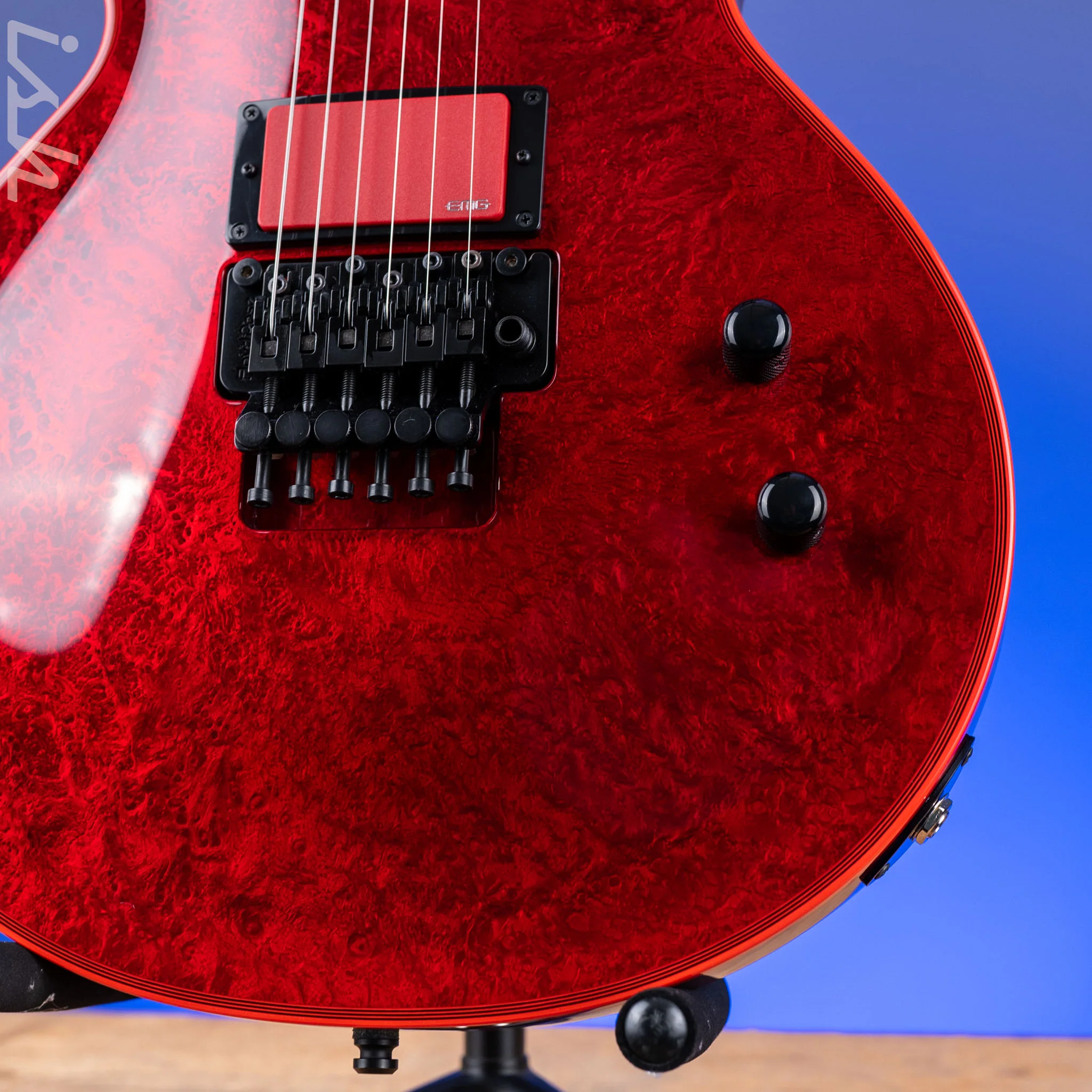 ESP Gary Holt Signature EC Electric Guitar Liquid Metal Lava Demo - Image 4