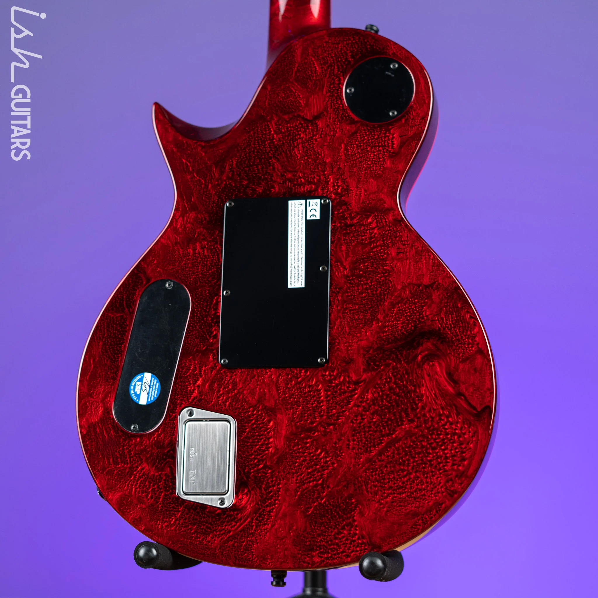 ESP Gary Holt Signature EC Electric Guitar Liquid Metal Lava - Image 7