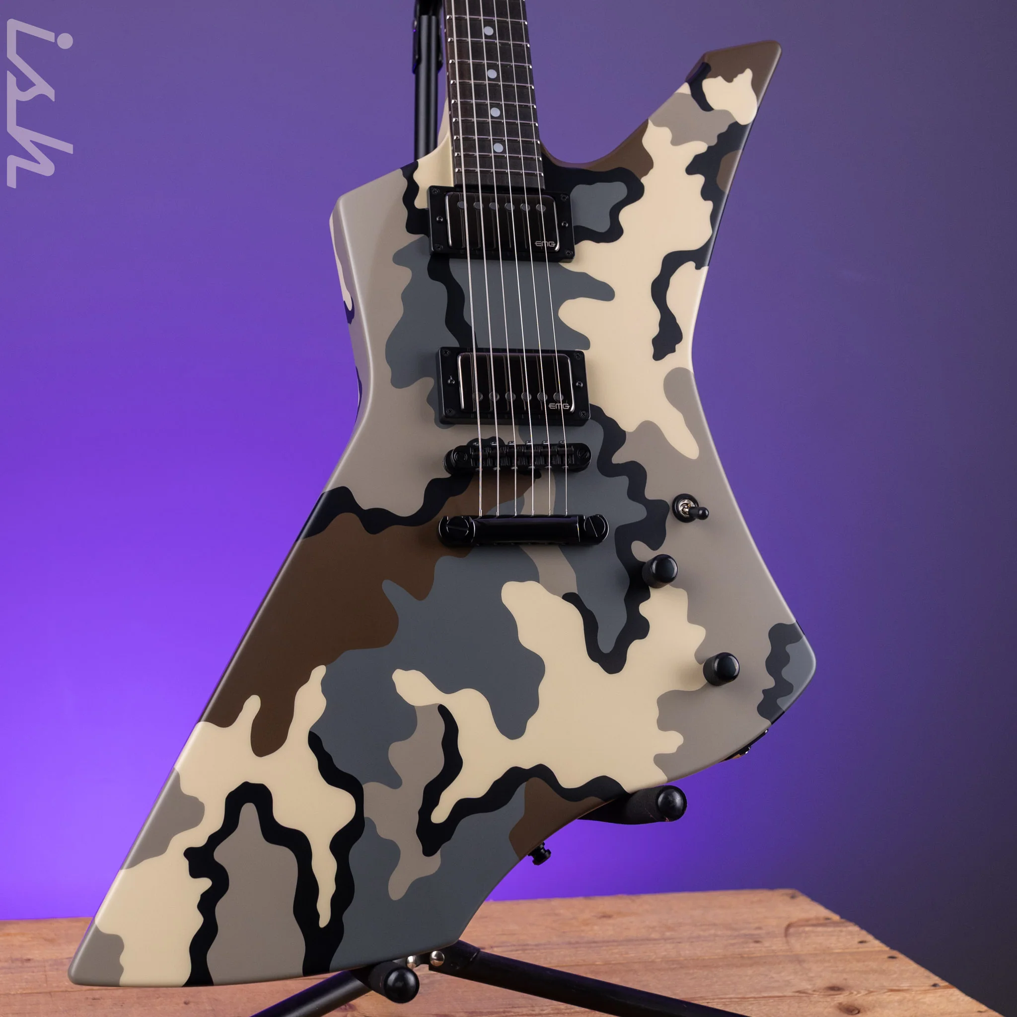 ESP Snakebyte Camo James Hetfield Signature Electric Guitar