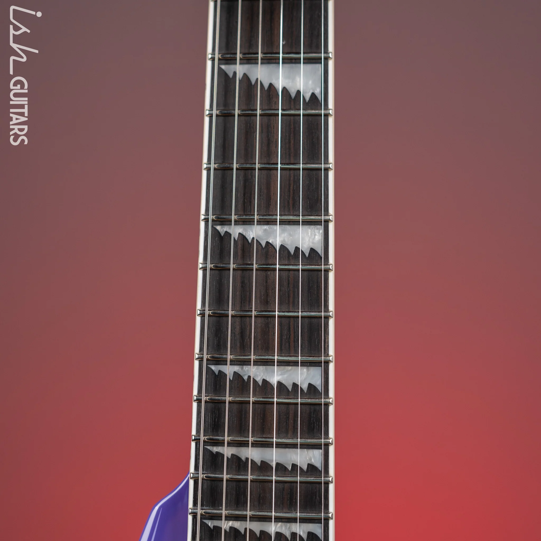 ESP LTD Alexi Laiho Hexed Signature Electric Guitar Purple Fade Demo - Image 5