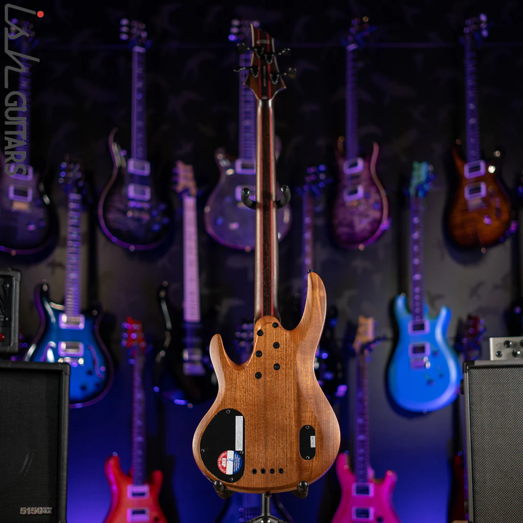 ESP LTD B-1004 Bass Bocote Top Natural Satin Demo - Image 7