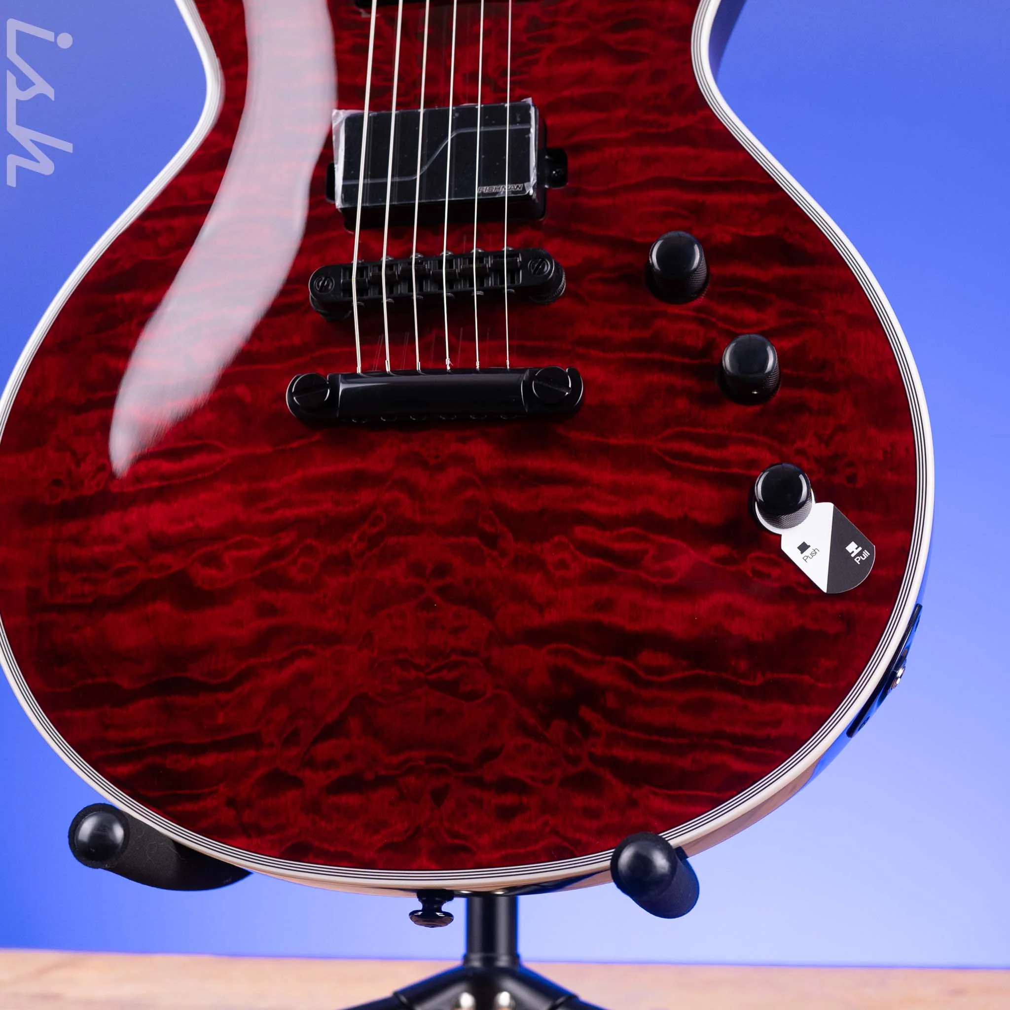 ESP LTD EC-1000 Deluxe See Thru Black Cherry - Image 4