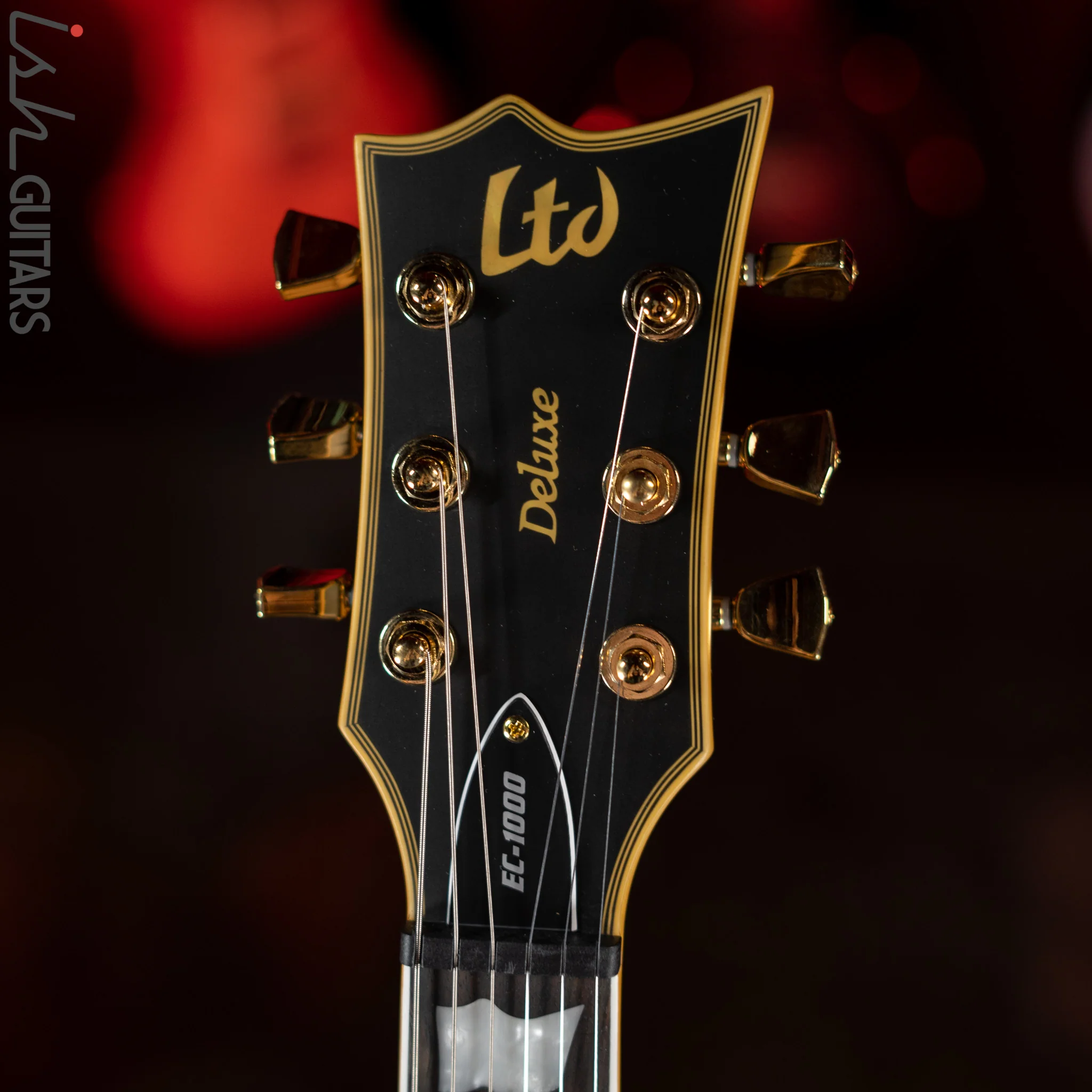 ESP LTD EC-1000 Electric Guitar Vintage Black Demo - Image 5
