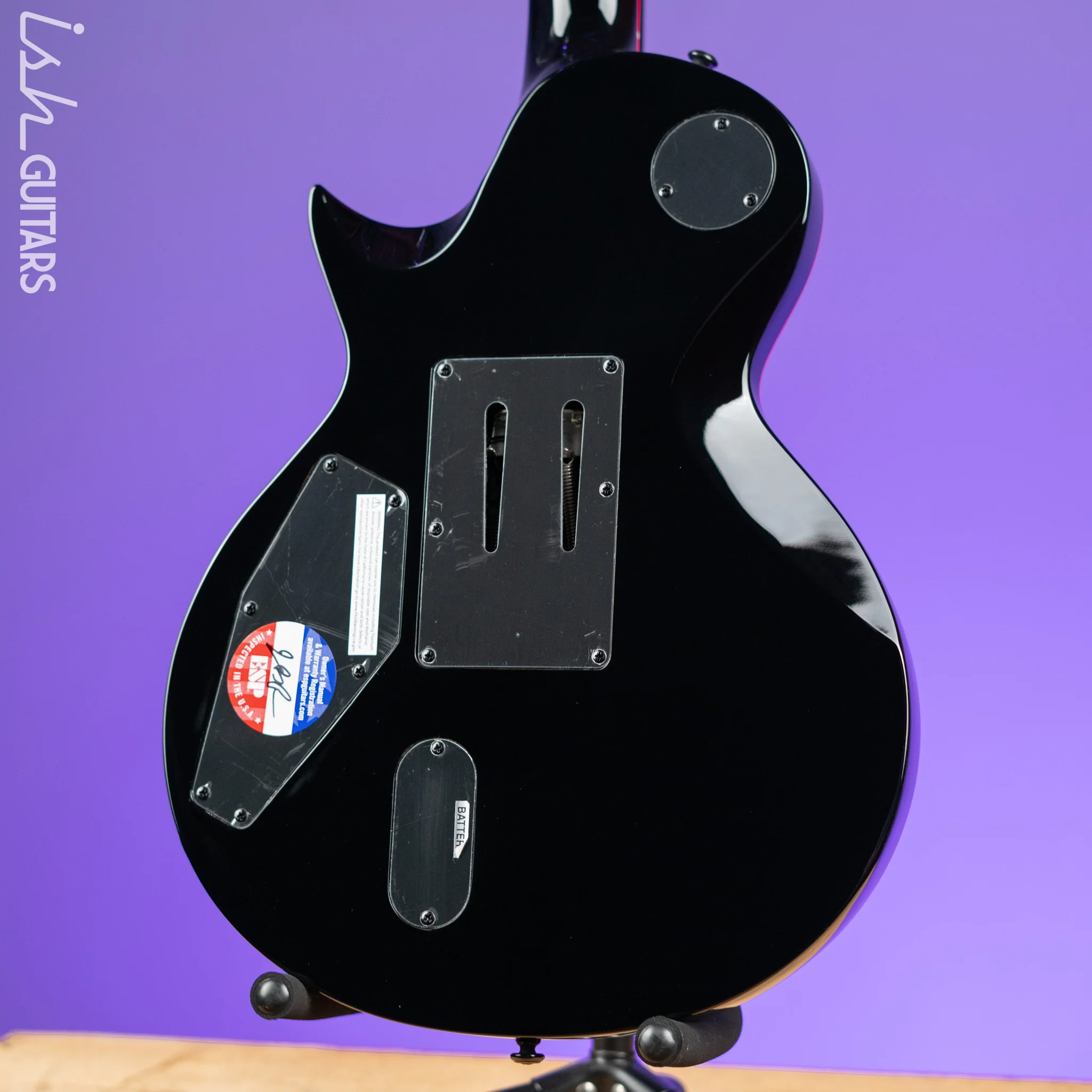 ESP LTD GH-600 Gary Holt Signature Electric Guitar Black - Image 7