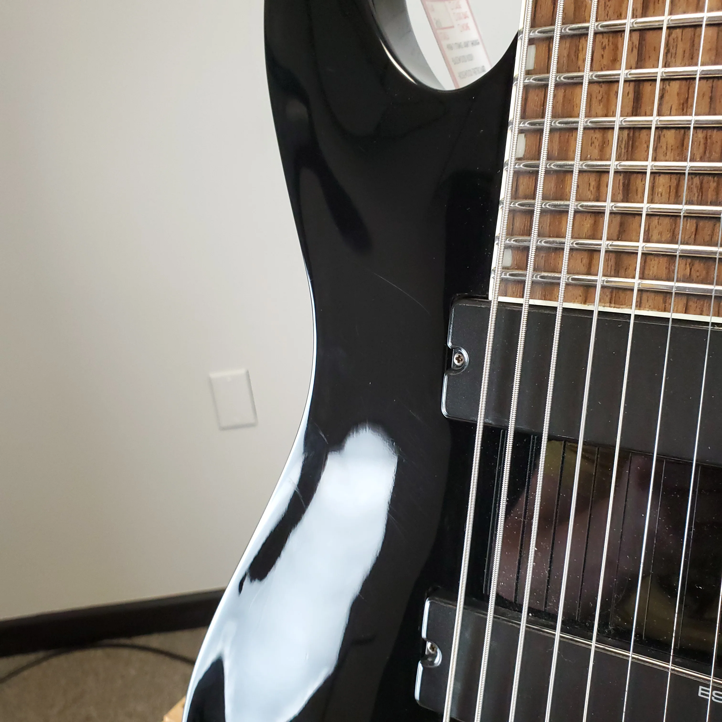 2011 ESP LTD H-208 Horizon 8-String Black - Image 7