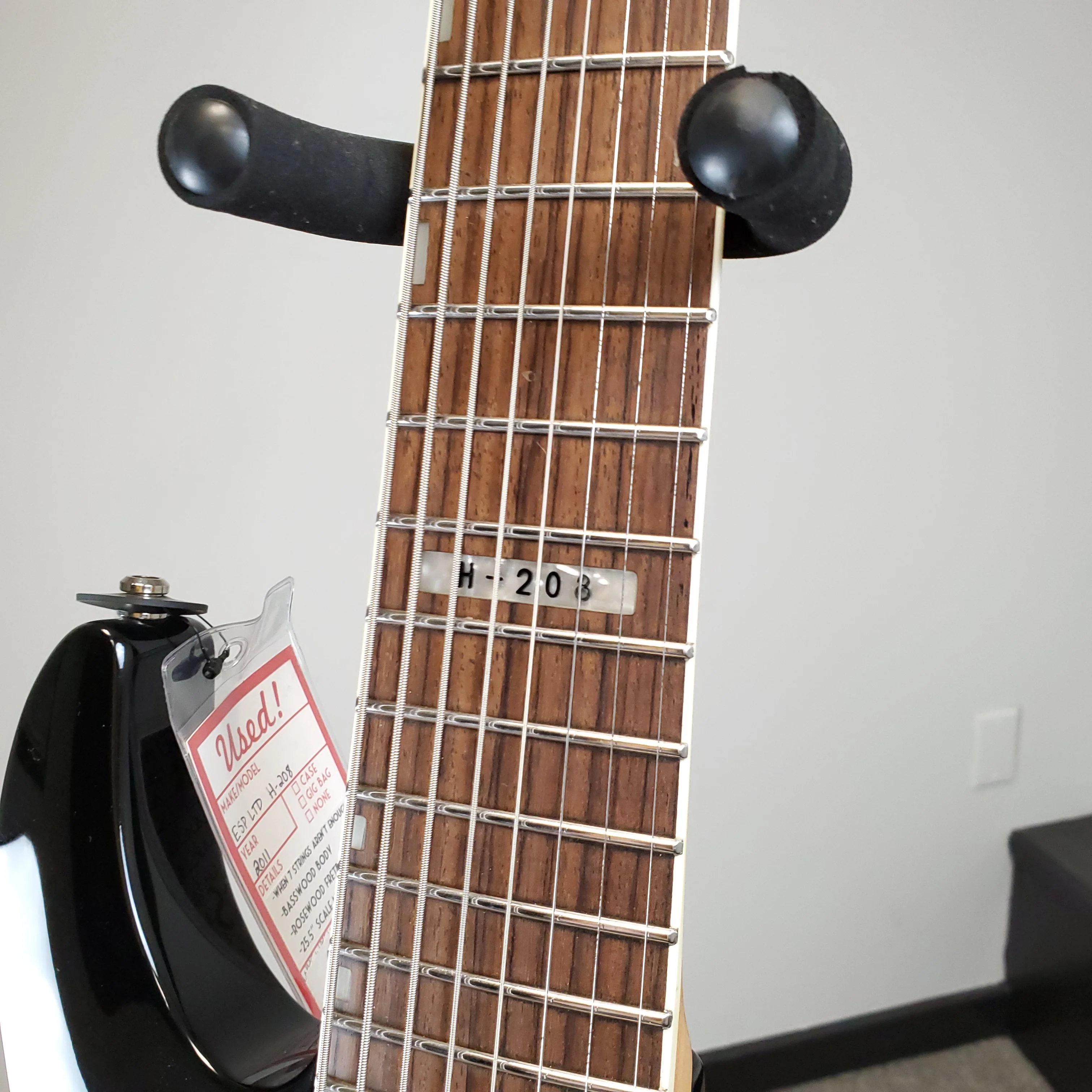 2011 ESP LTD H-208 Horizon 8-String Black - Image 8