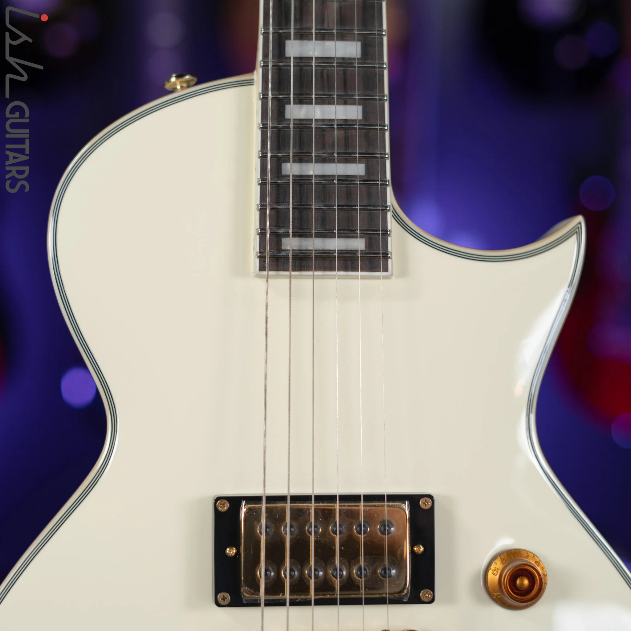 ESP LTD NW-44 Neil Westfall Signature Olympic White Demo - Image 3