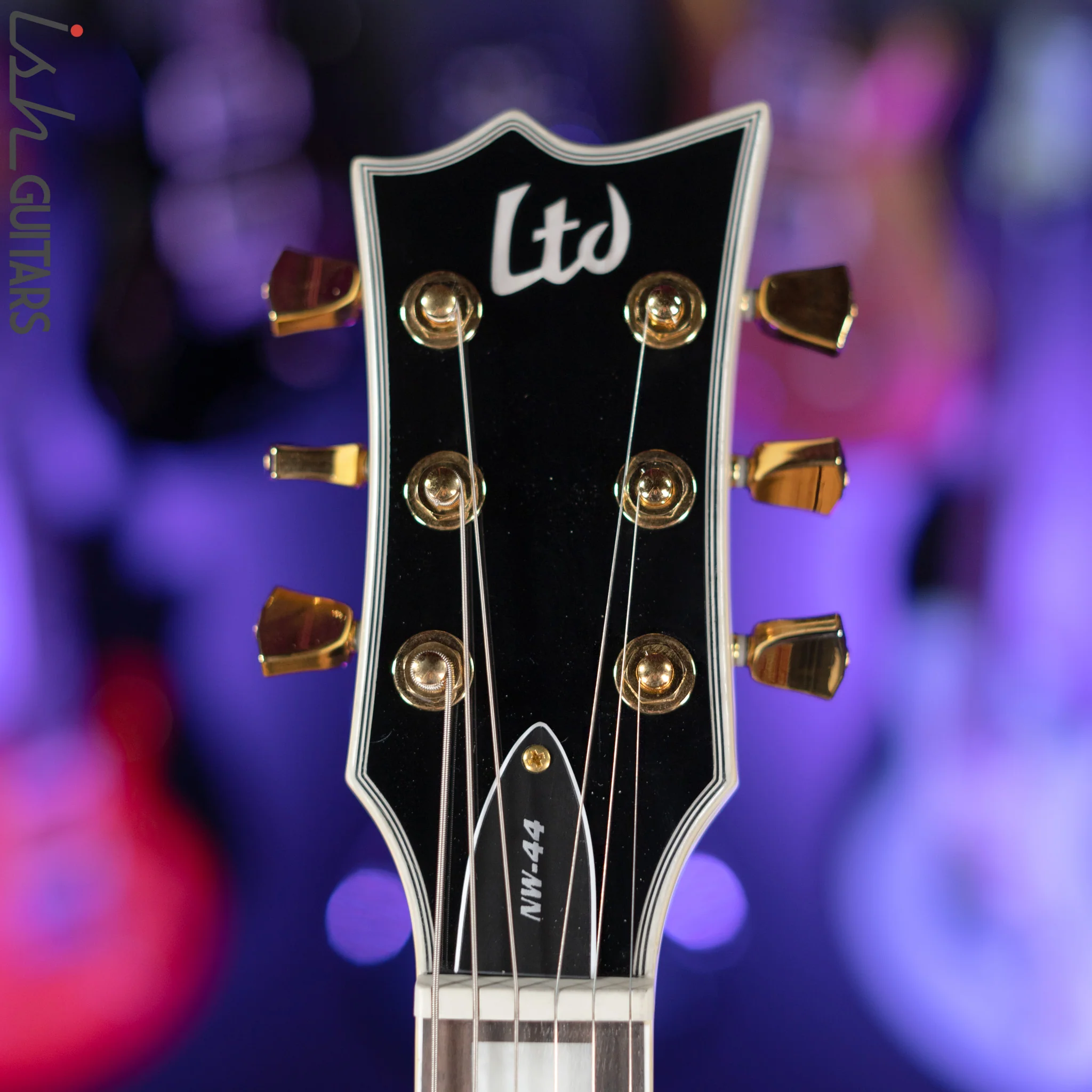 ESP LTD NW-44 Neil Westfall Signature Olympic White Demo - Image 5
