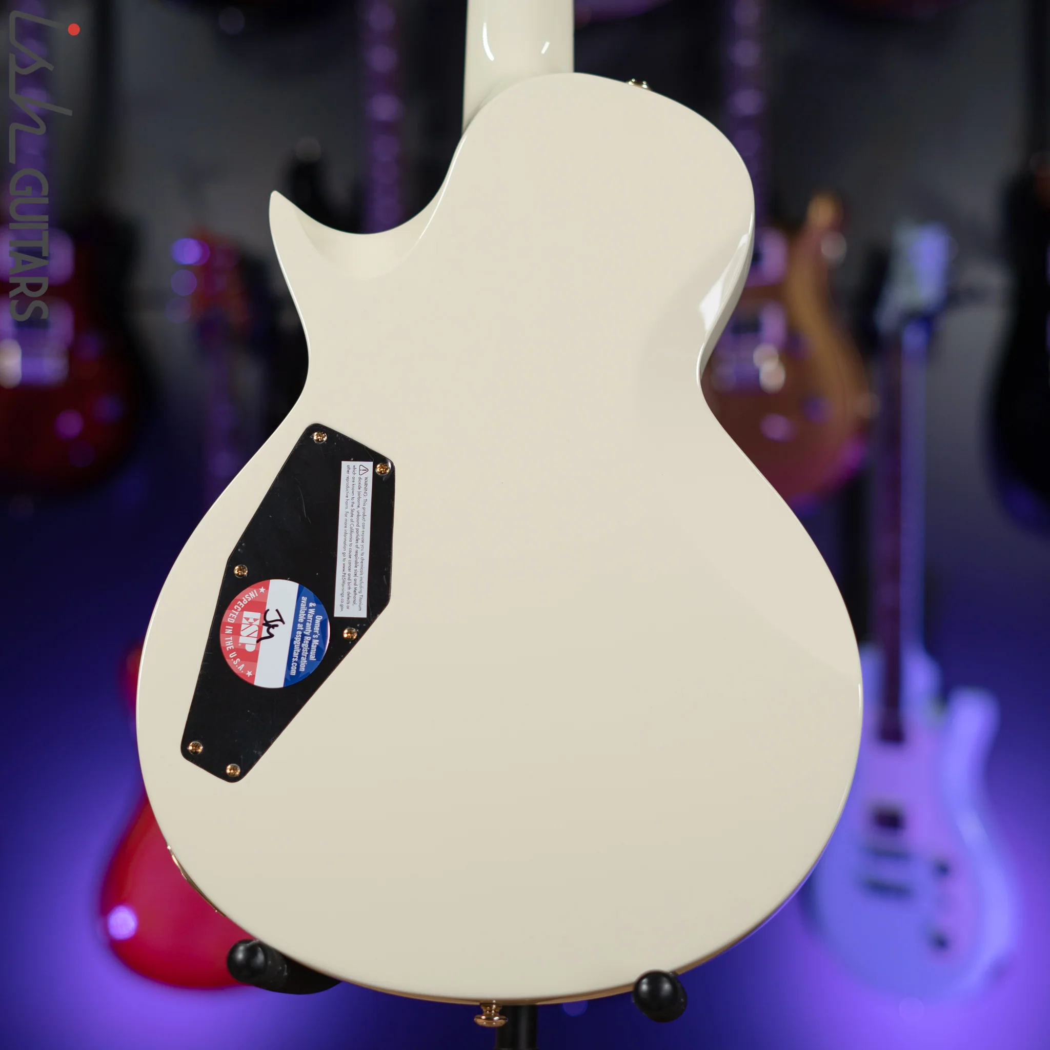 ESP LTD NW-44 Neil Westfall Signature Olympic White Demo - Image 7