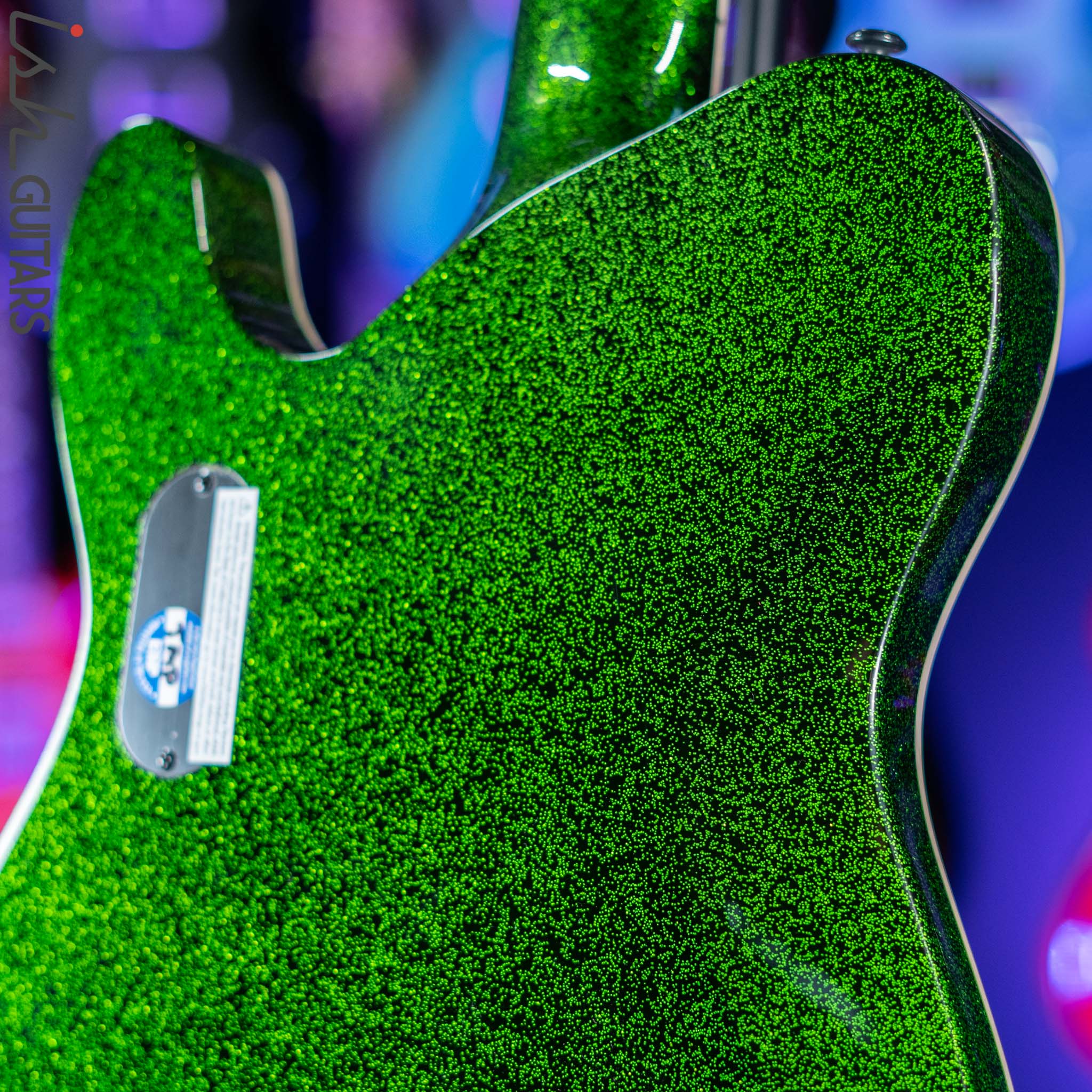 ESP LTD SCT-607 Baritone Green Sparkle Store Demo - Image 9