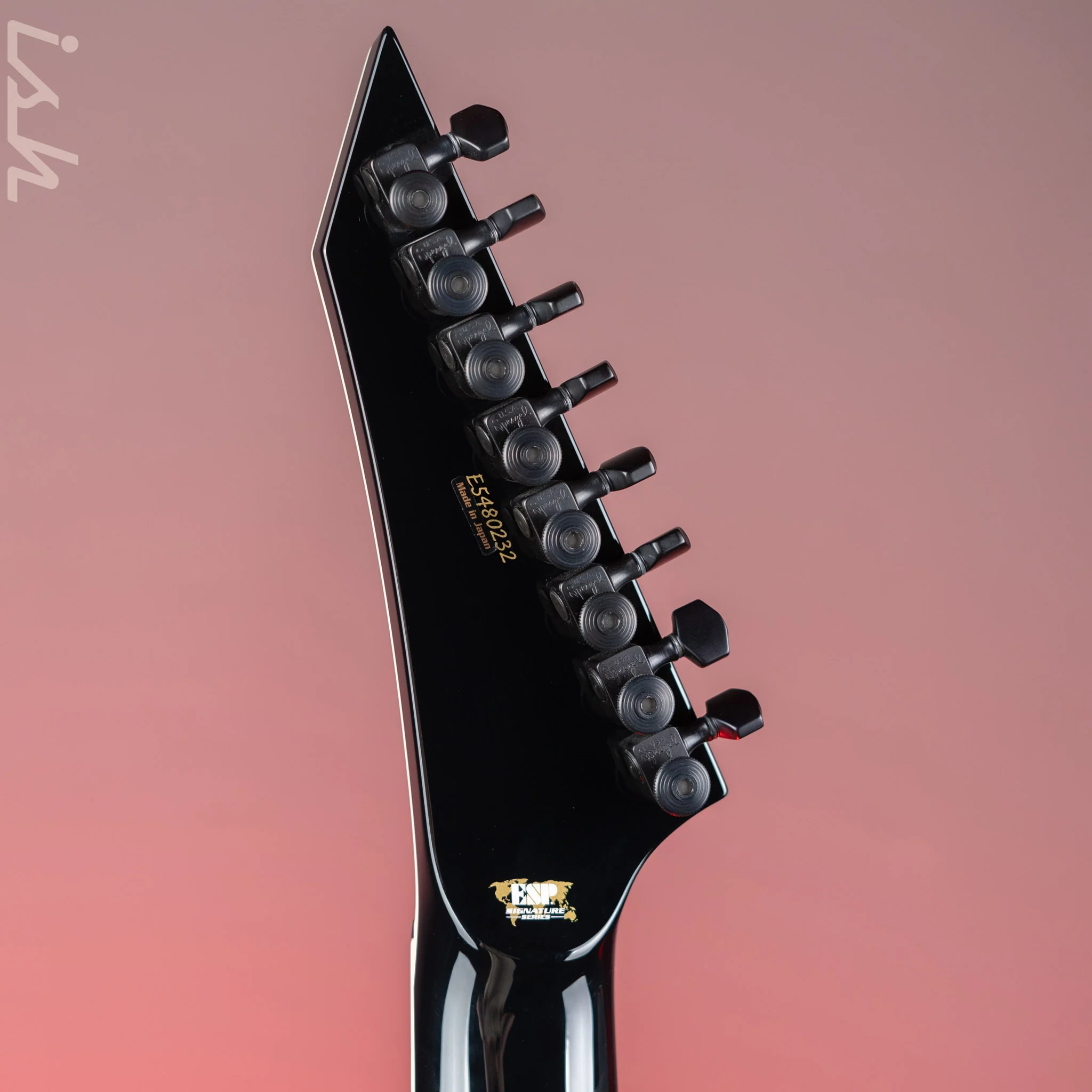 ESP Stephen Carpenter Signature STEF B-8 Baritone 8-String Guitar Black - Image 10