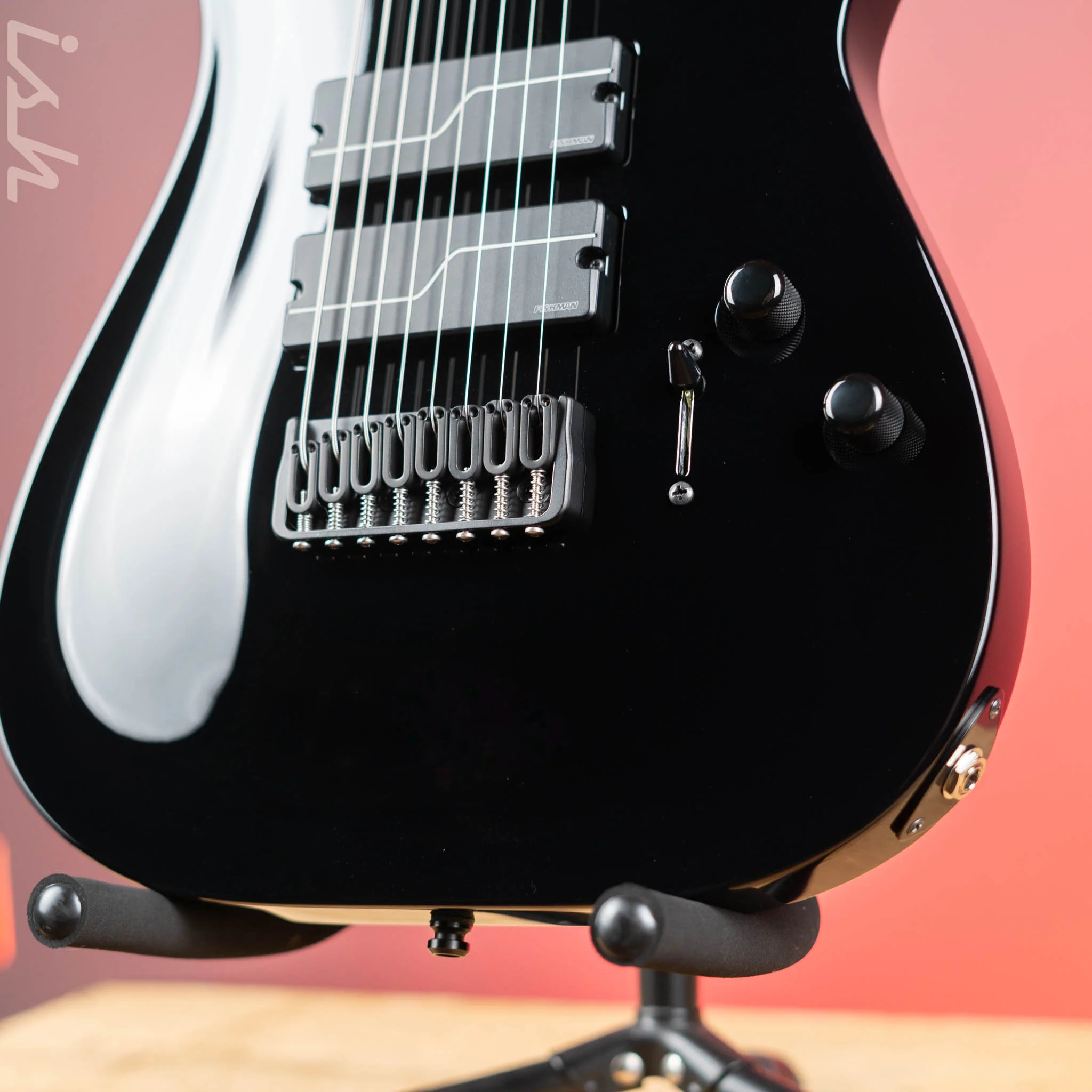 ESP Stephen Carpenter Signature STEF B-8 Baritone 8-String Guitar Black - Image 4