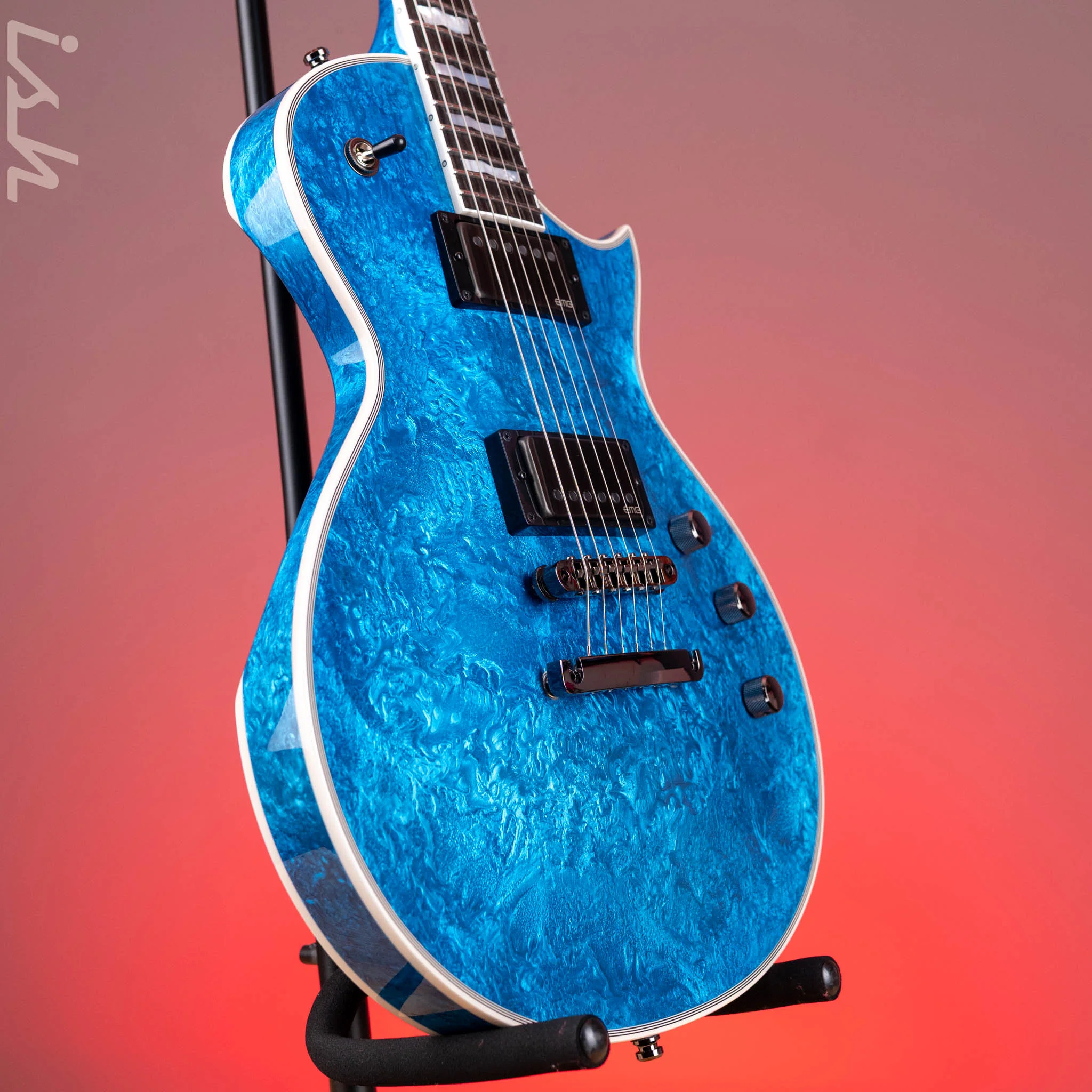 ESP Eclipse Custom Blue Liquid Metal - Image 3