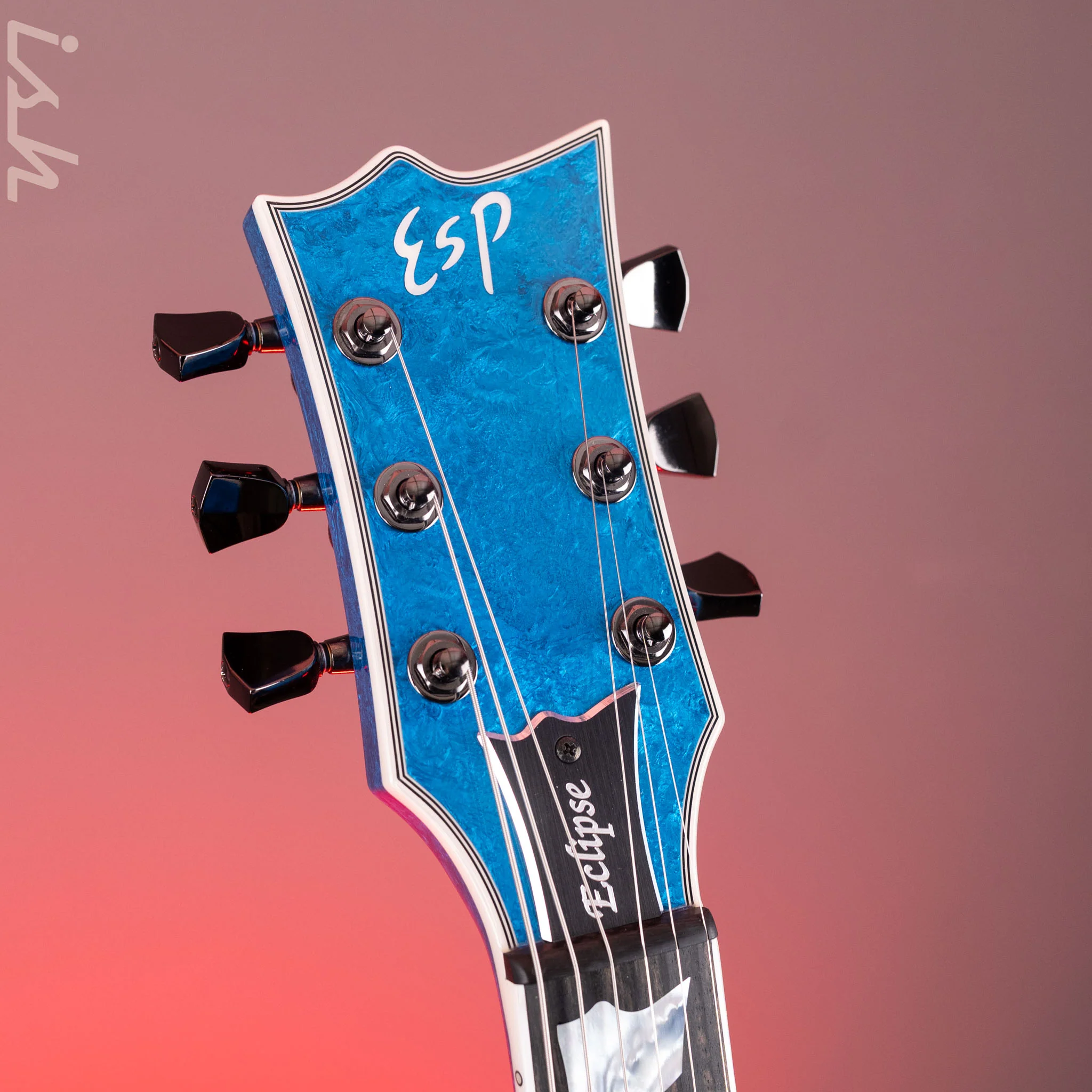 ESP Eclipse Custom Blue Liquid Metal - Image 6