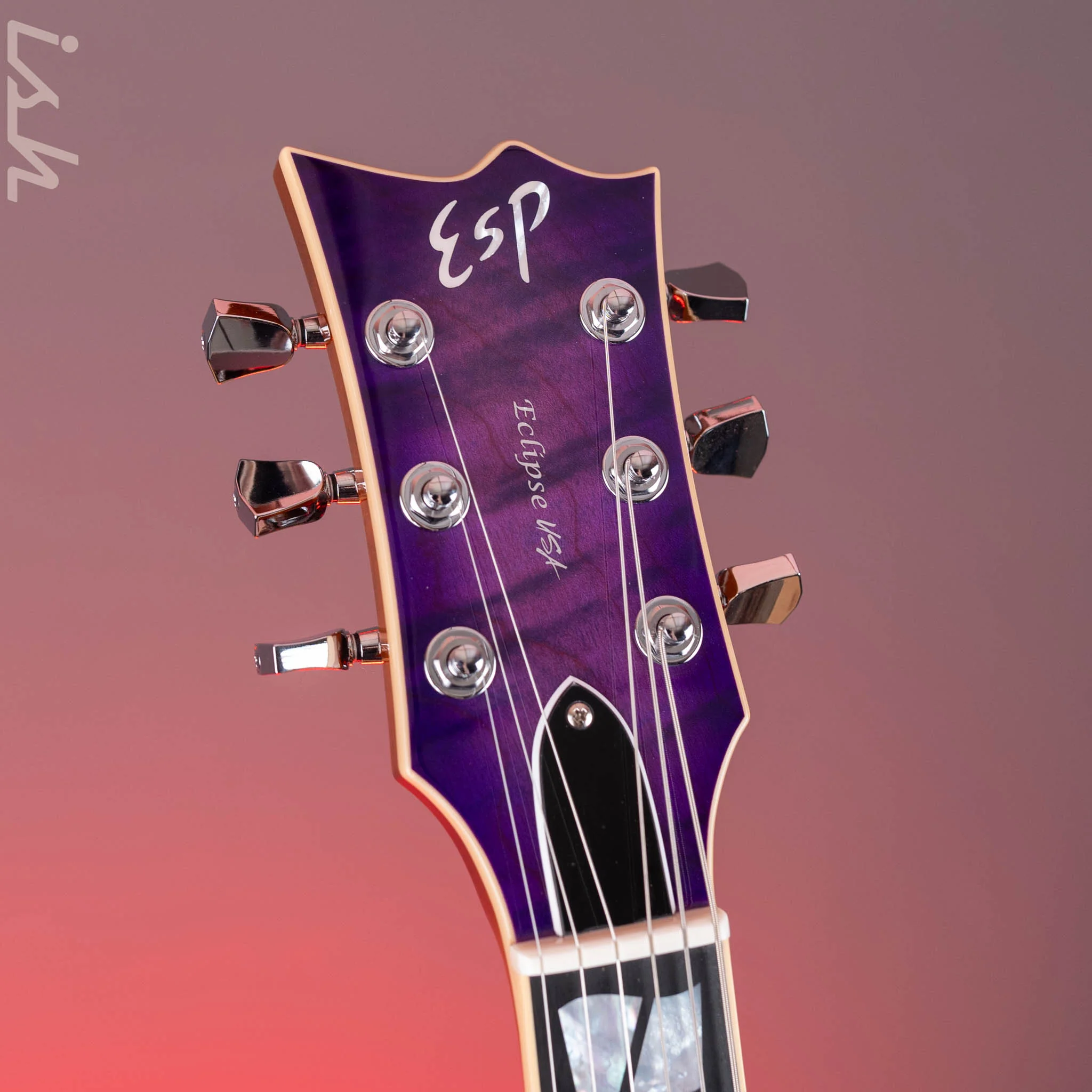 ESP USA Eclipse Left-Handed Purple Sunburst - Image 5