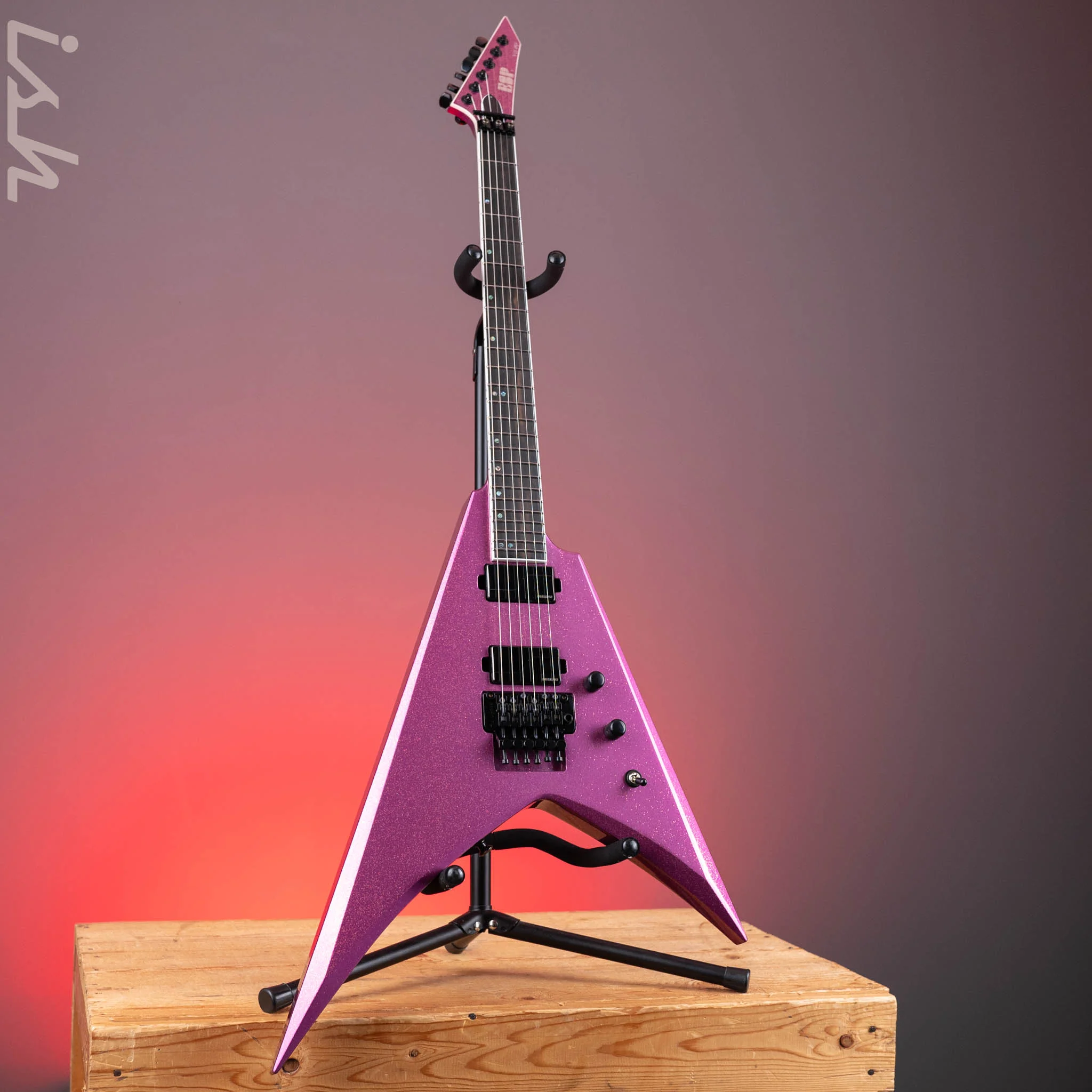 ESP USA V2-FR Disco Pink Sparkle - Image 2