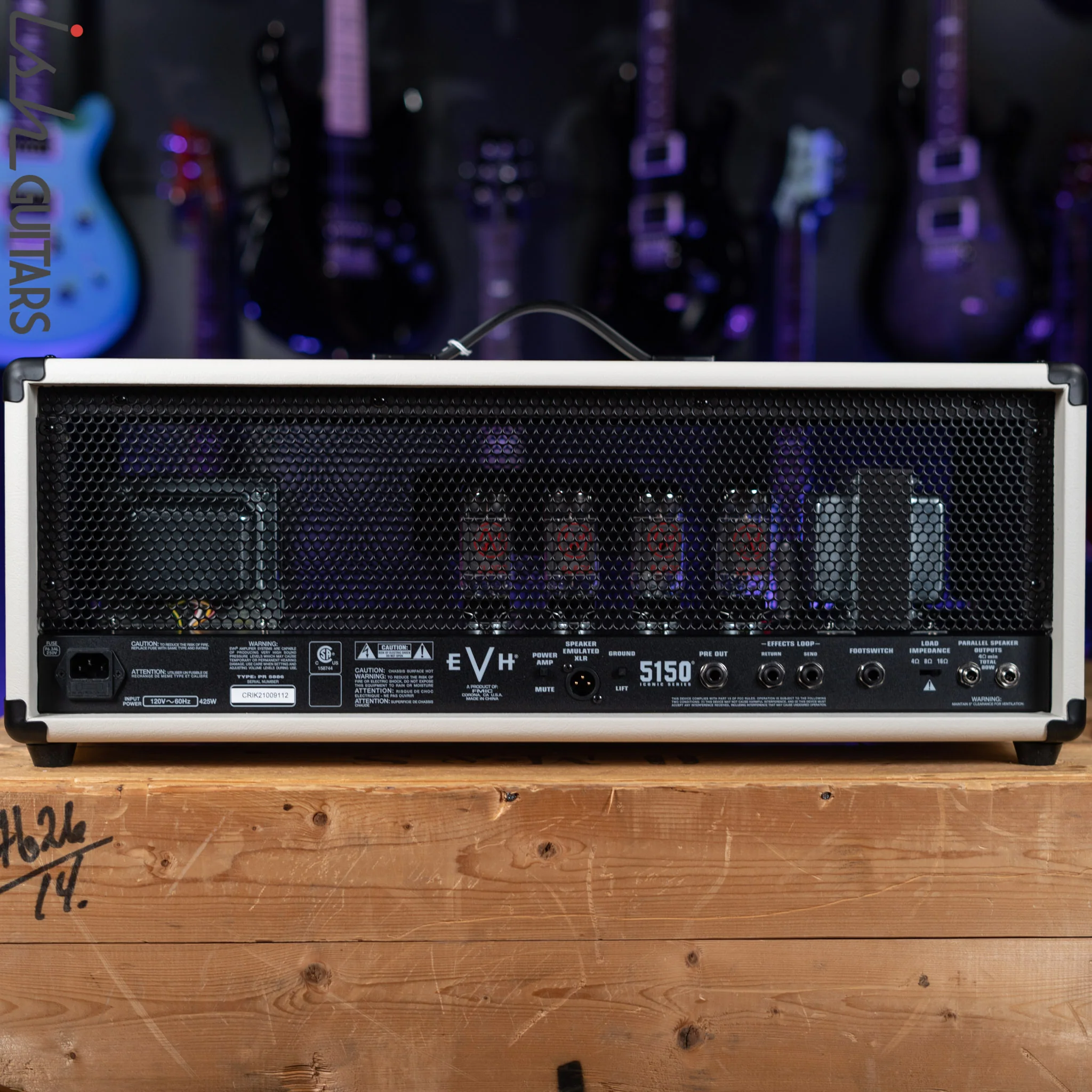 EVH 5150 Iconic Series 80W Tube Head Ivory Demo - Image 4