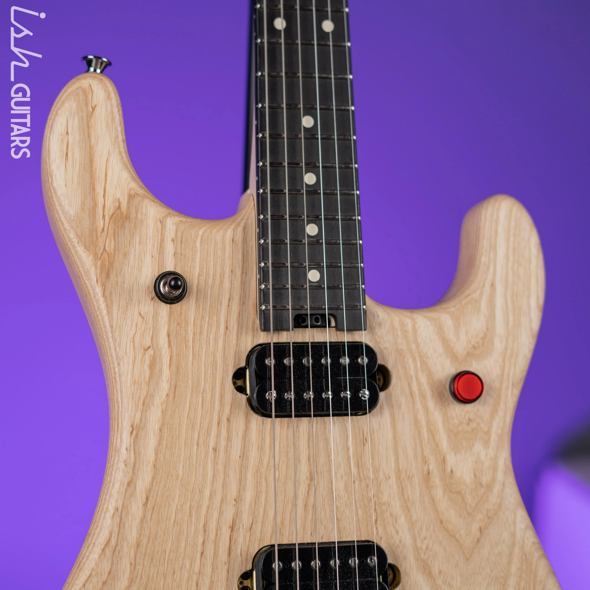 EVH 5150 Limited Edition Deluxe Ash Electric Guitar Demo - Image 3