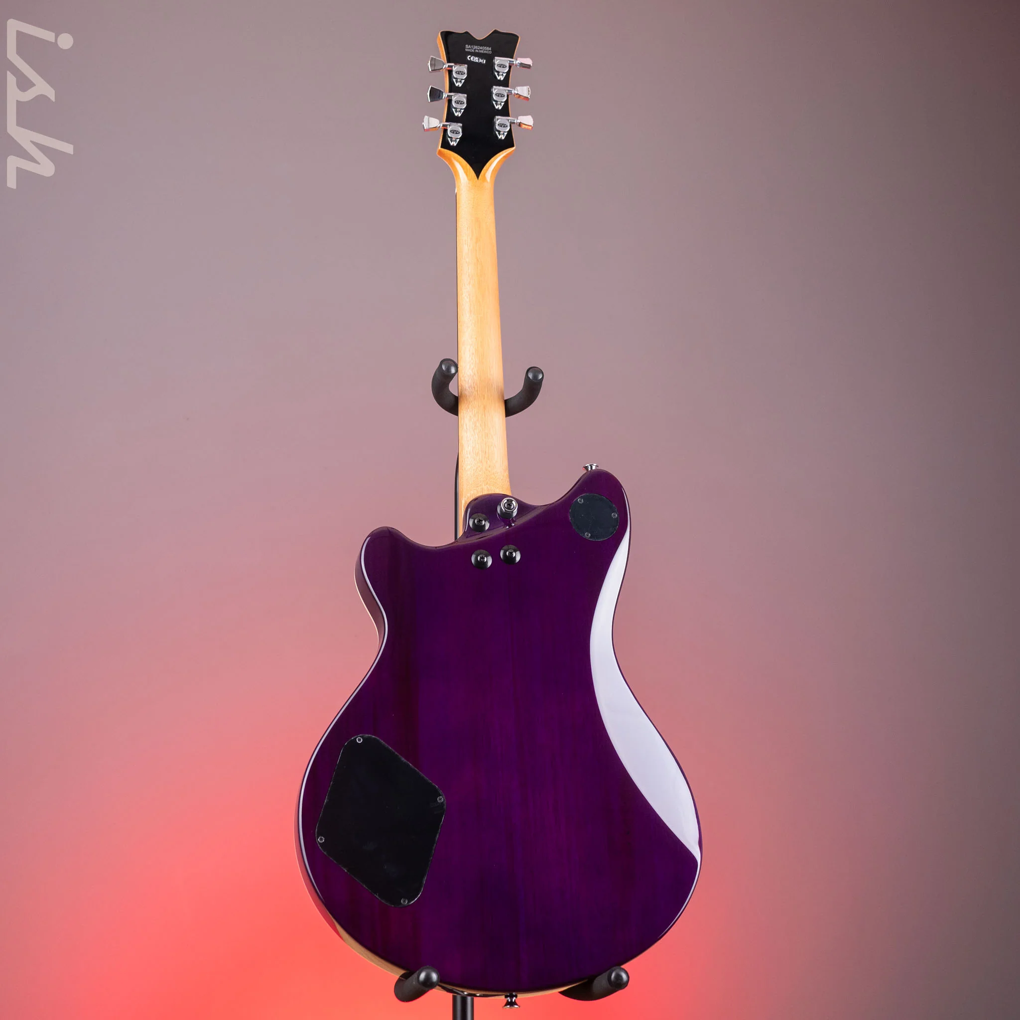 EVH SA-126 Special Semi-Hollow Electric Guitar Transparent Purple - Image 6
