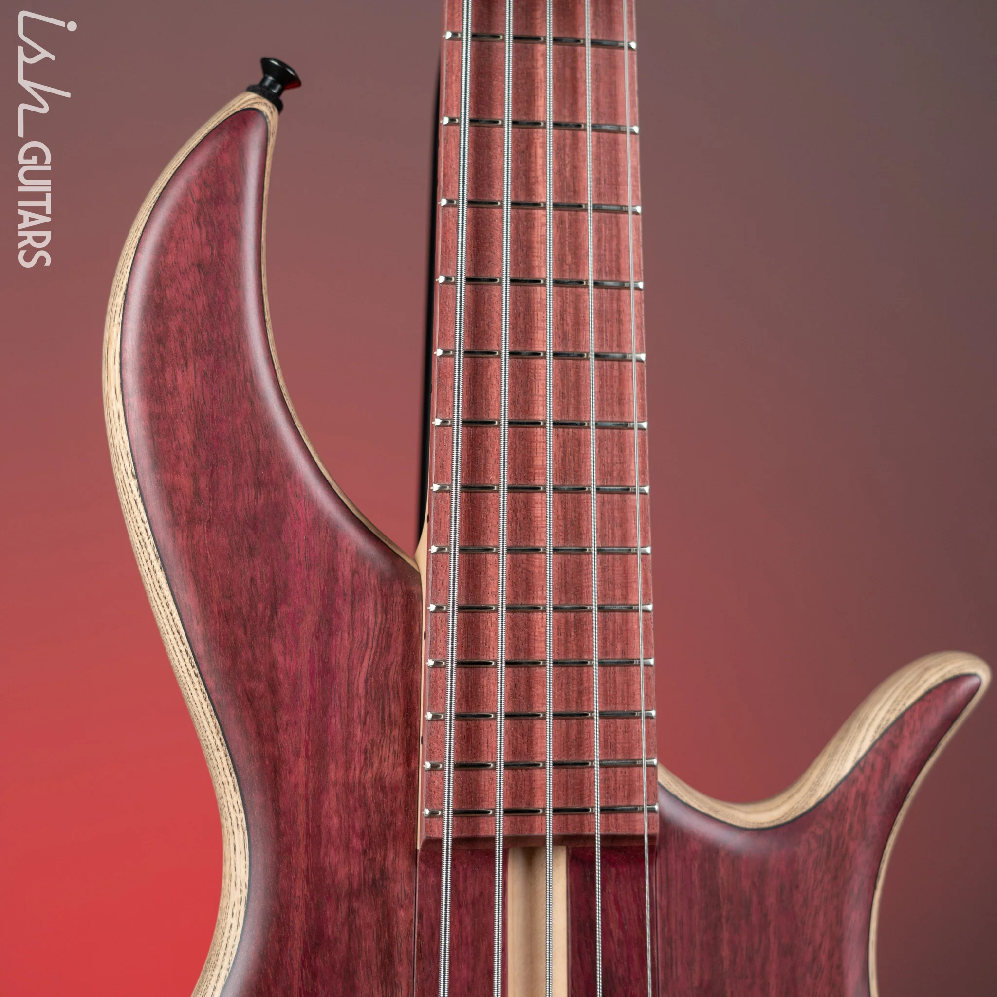 F Bass BN5 5-String Bass Natural Purpleheart - Image 3