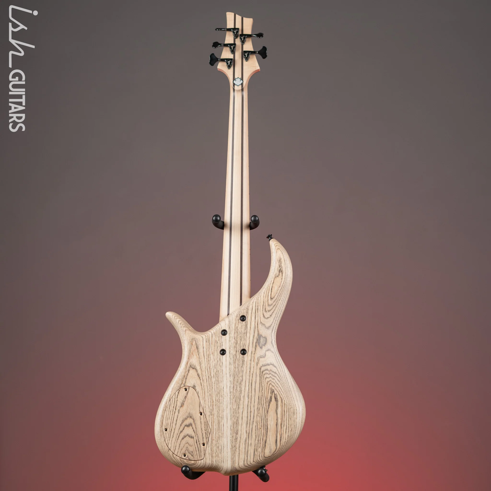 F Bass BN5 5-String Bass Natural Purpleheart - Image 6