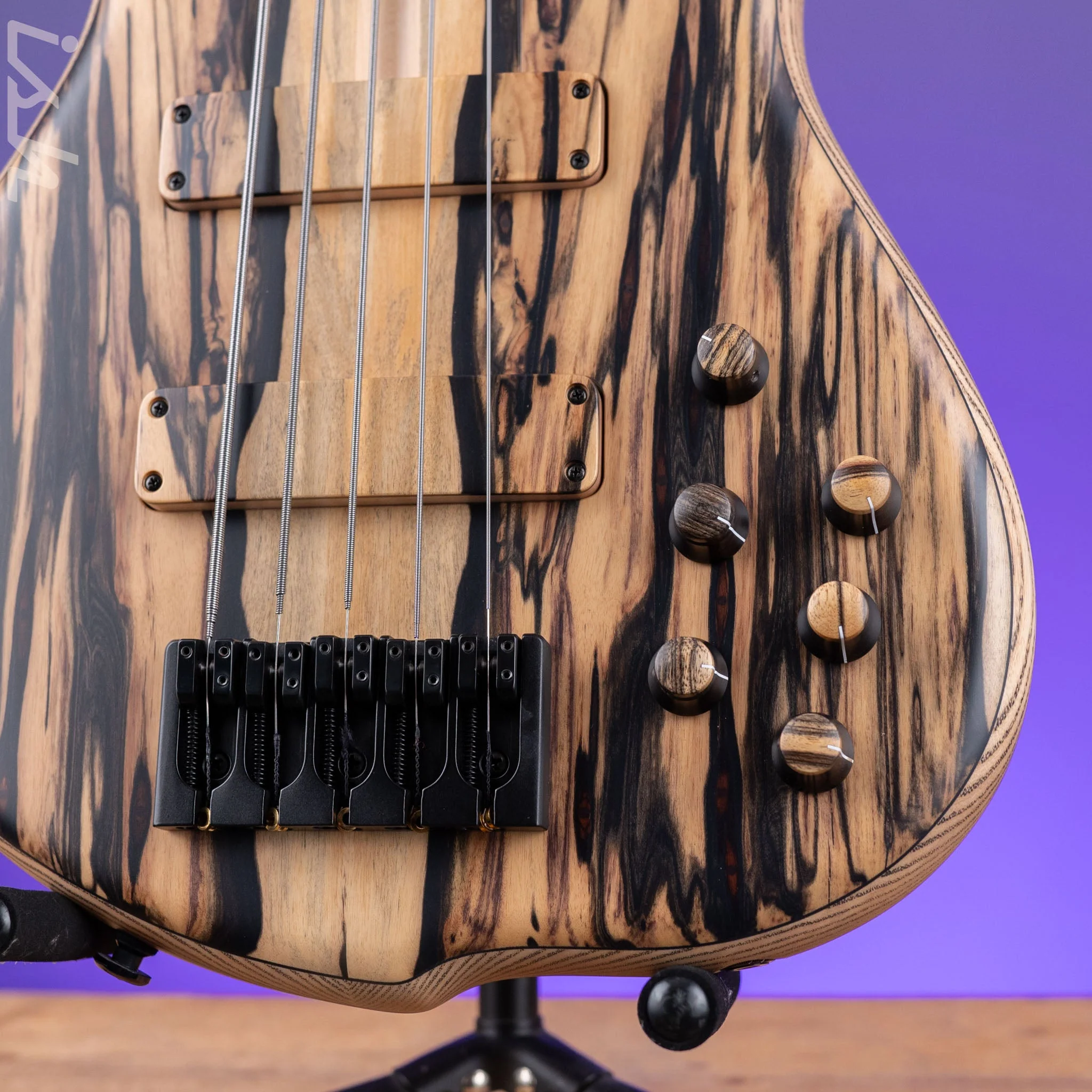 F Bass BN5 5-String Bass Pale Moon Ebony - Image 4