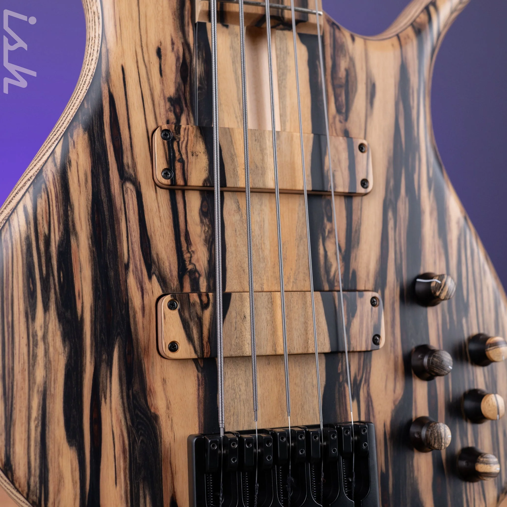 F Bass BN5 5-String Bass Pale Moon Ebony - Image 6