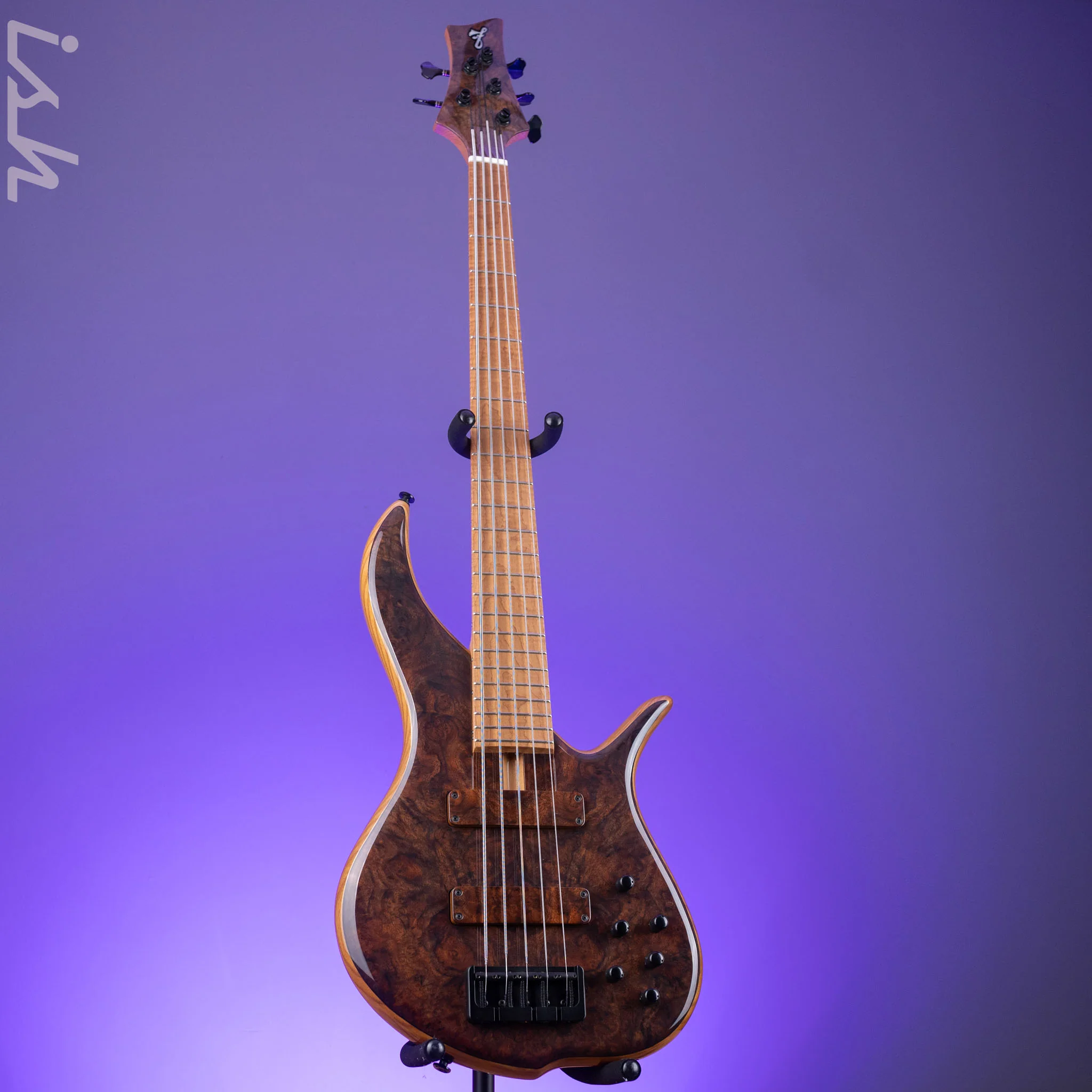 F Bass BN5 Burled Walnut - Image 2