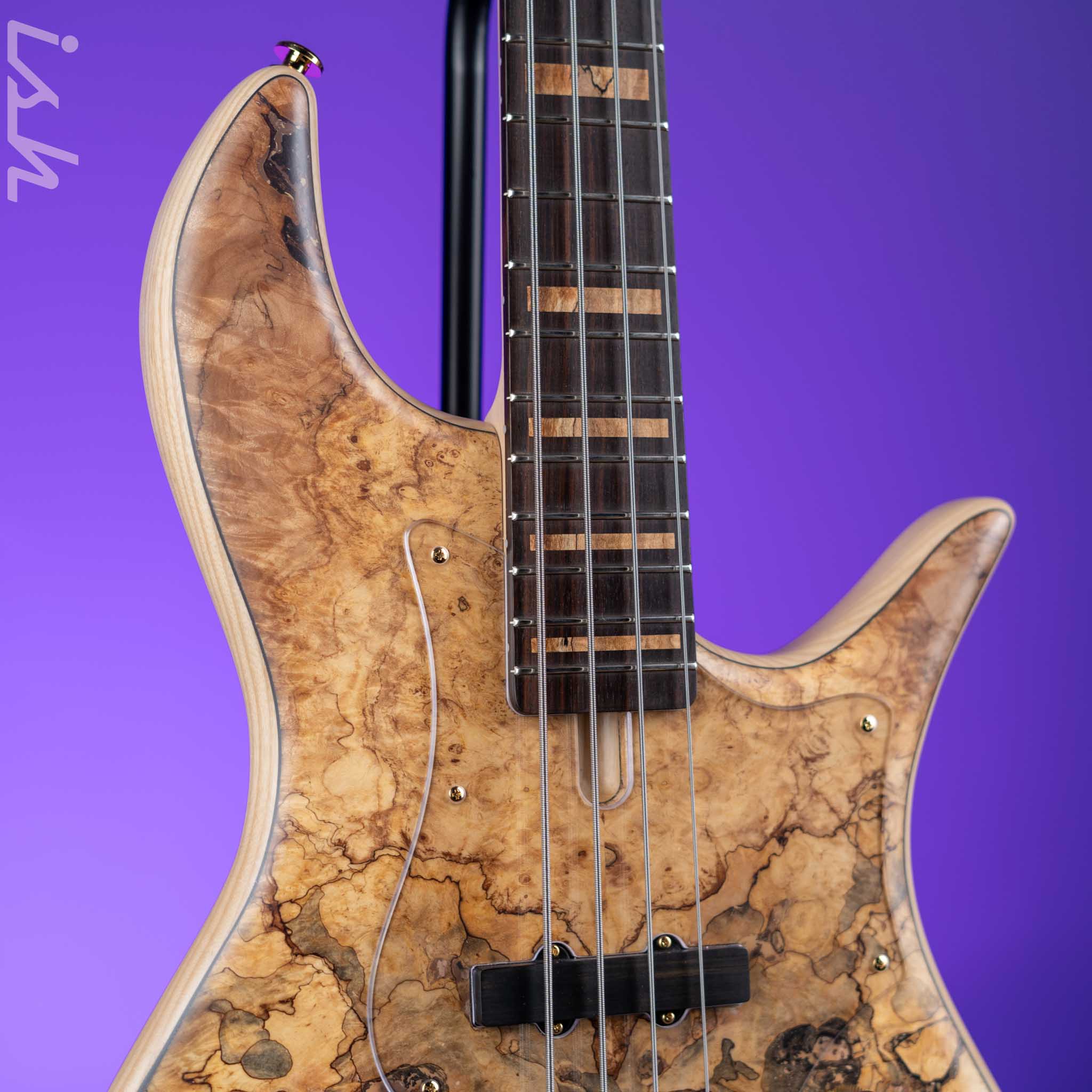 F Bass VF4-J Spalted Maple Natural Matte - Image 3