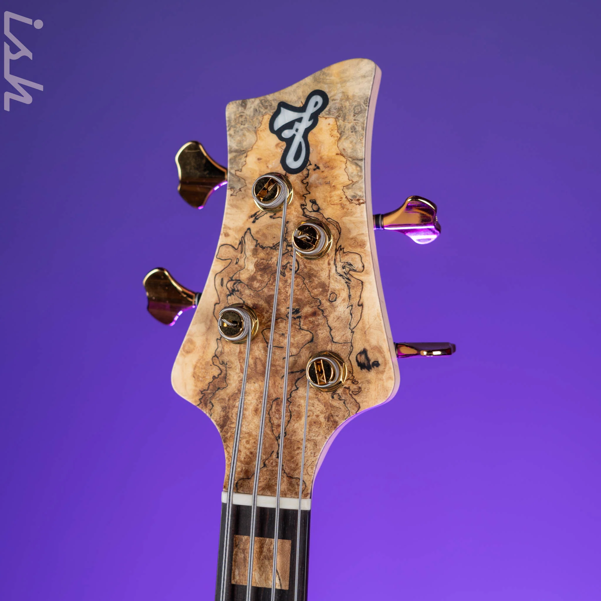 F Bass VF4-J Spalted Maple Natural Matte - Image 6