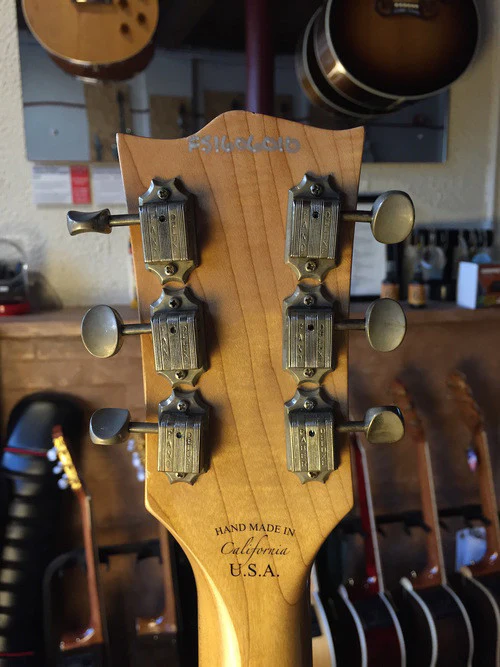 Fano Standard SP6 Bull Black Les Paul Jr Style USA Made Lightly Aged w Free Gig Bag - Image 9