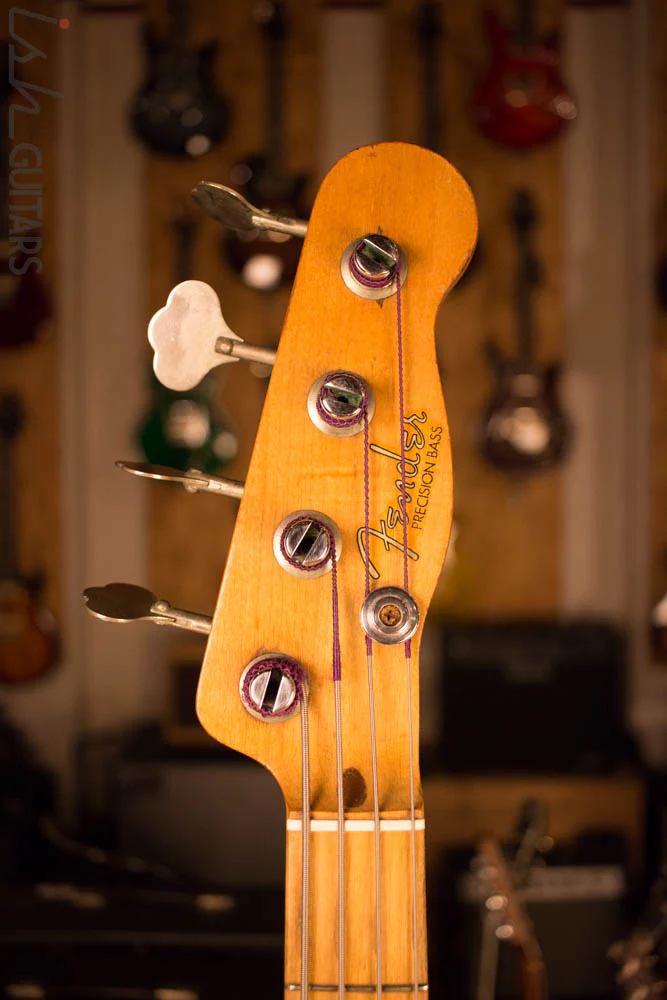 1956 Fender Precision Bass Sunburst Vintage - Image 5