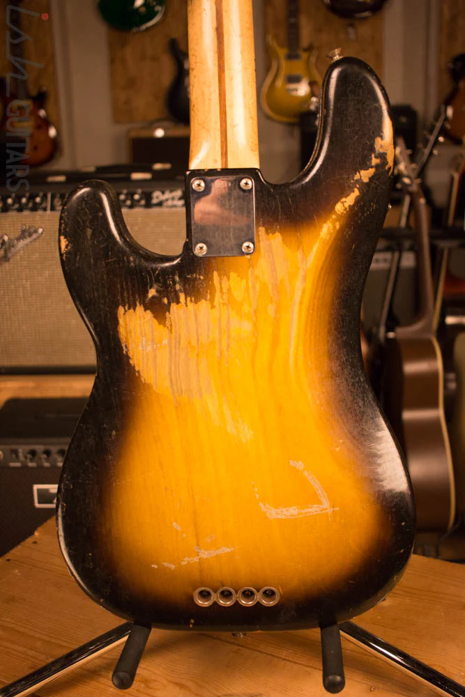 1956 Fender Precision Bass Sunburst Vintage - Image 7