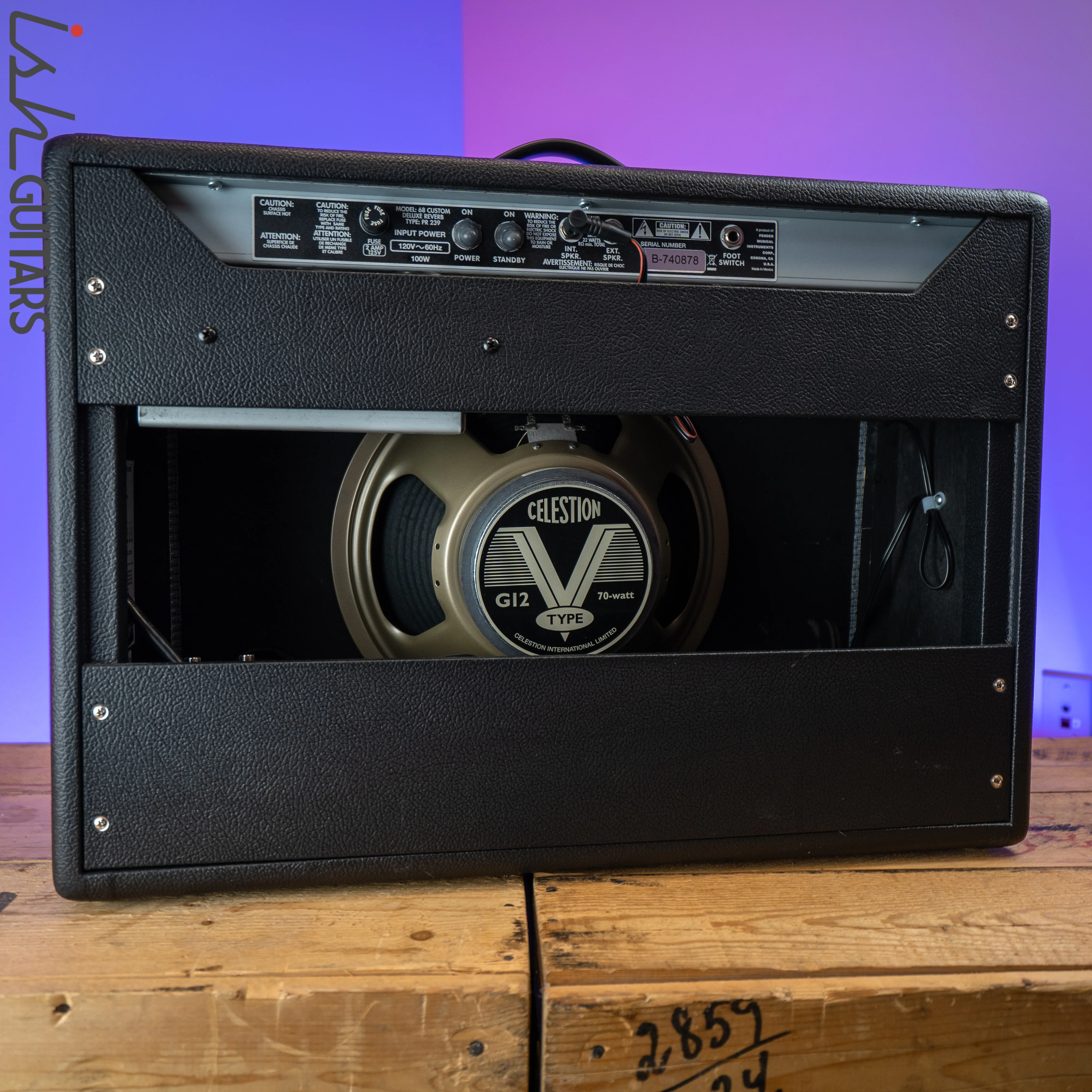 Fender ‘68 Custom Deluxe Reverb 1x12 Combo - Image 7