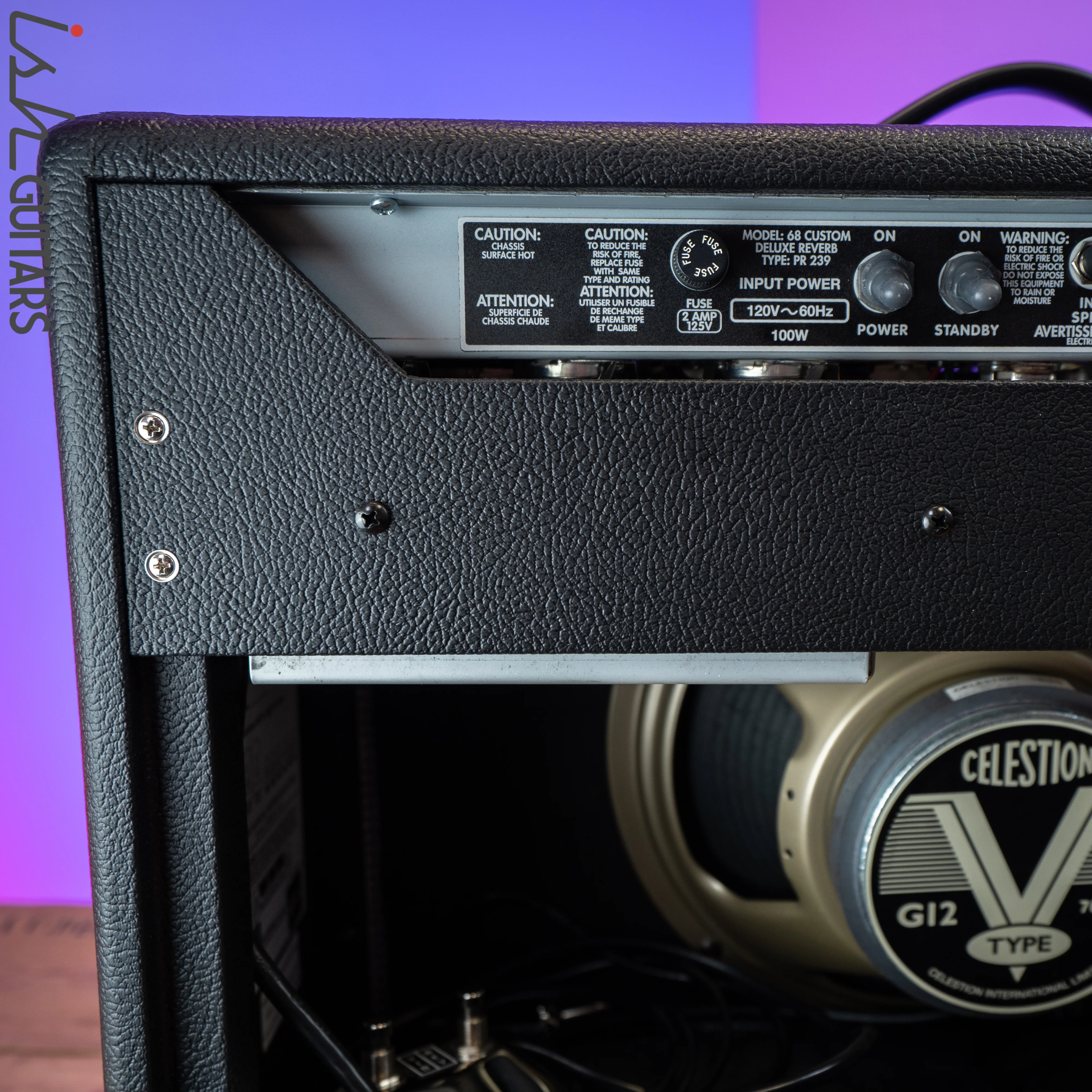 Fender ‘68 Custom Deluxe Reverb 1x12 Combo - Image 8