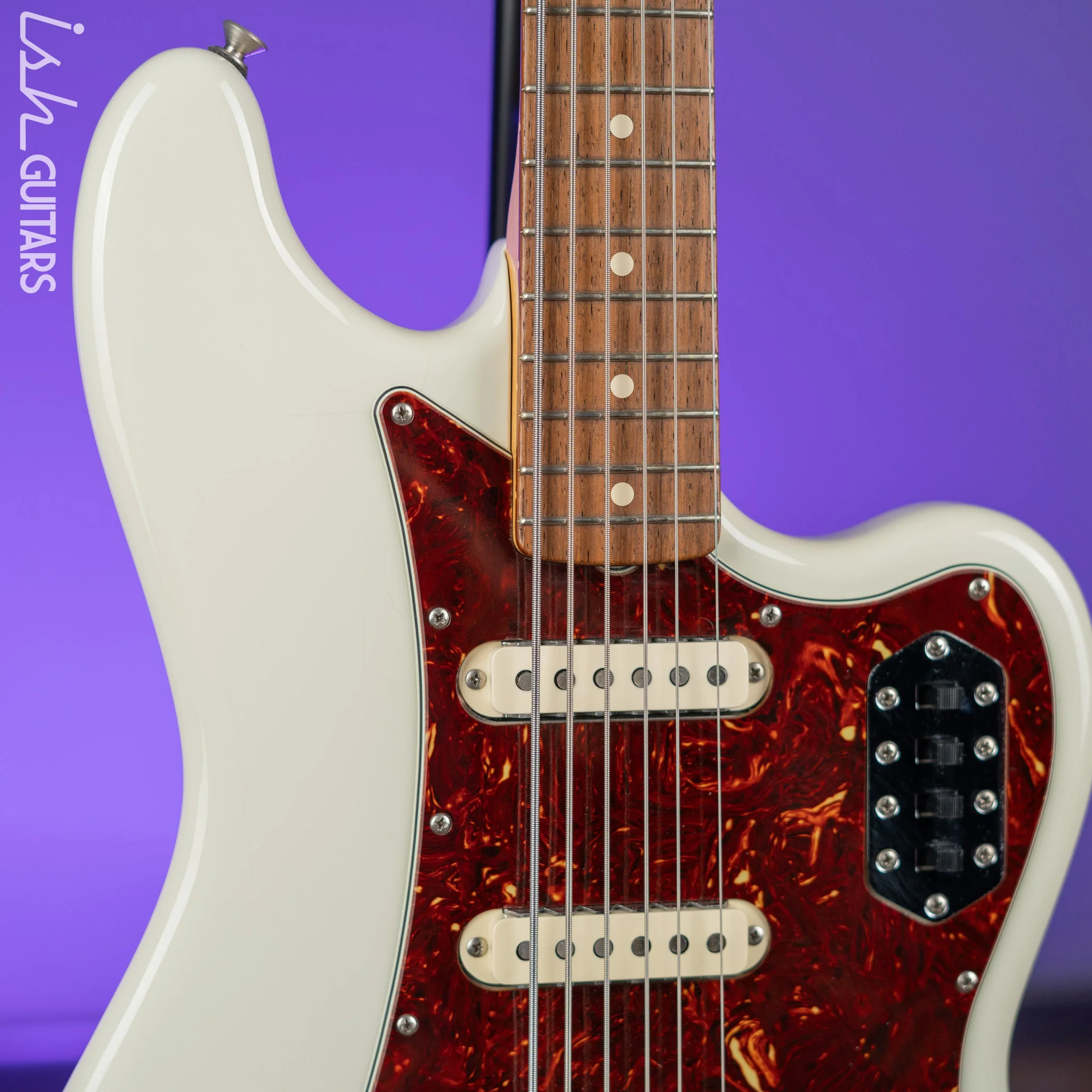 2006 Fender Bass VI Olympic White Masterbuilt Mark Kendrick - Image 3