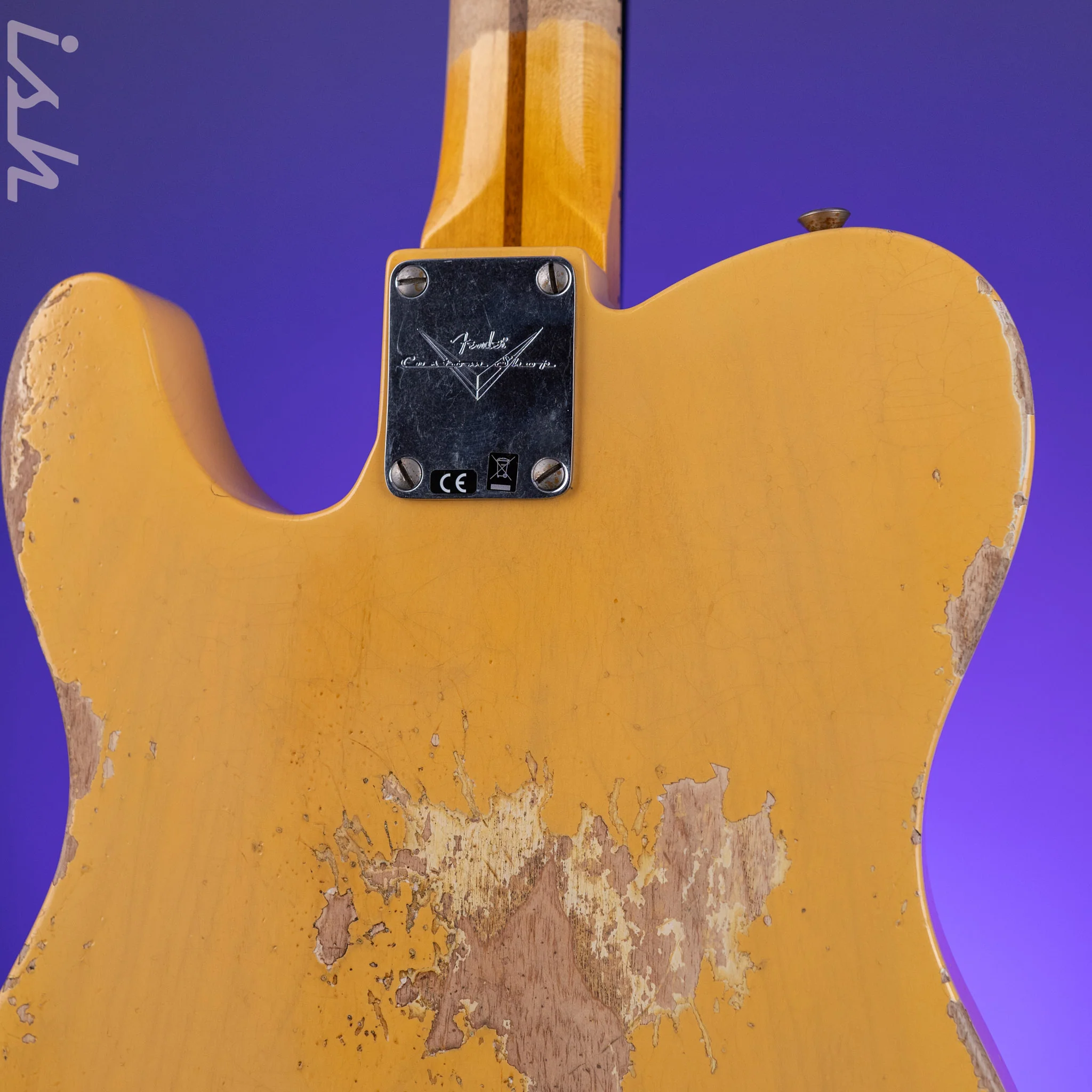 2023 Fender Custom Shop 1950 Double Esquire Heavy Relic Nocaster Blonde - Image 8