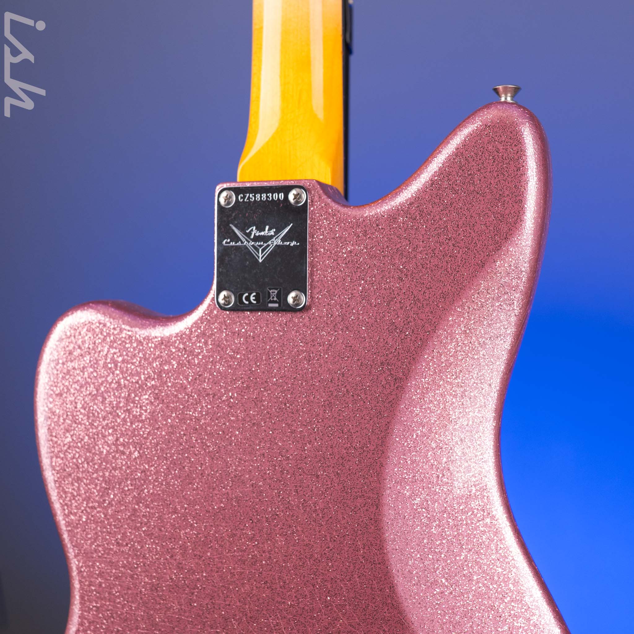 Fender Custom Shop 1963 Jazzmaster Relic Aged Champagne Sparkle - Image 9