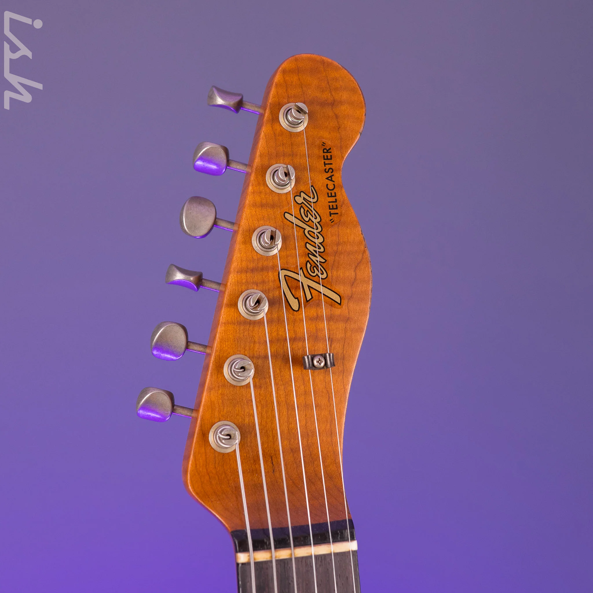 Fender Custom Shop Artisan Dual P90 Tele Relic Aged Tobacco Sunburst - Image 5