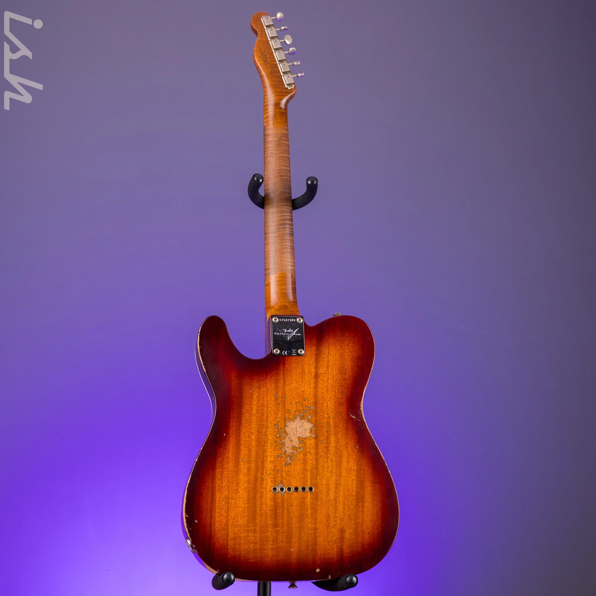 Fender Custom Shop Artisan Dual P90 Tele Relic Aged Tobacco Sunburst - Image 6