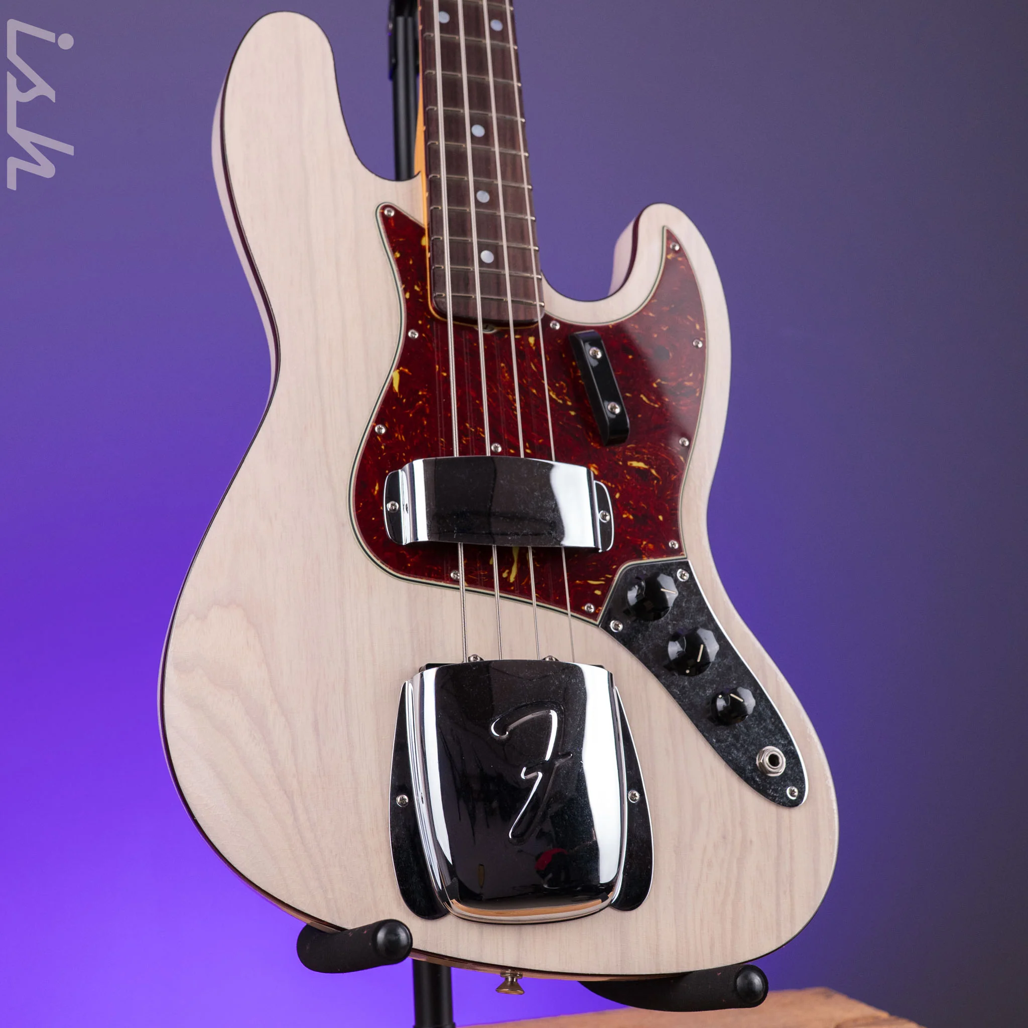 Fender Custom Shop Limited '60s Jazz Bass DLX Closet Classic Aged White Blonde