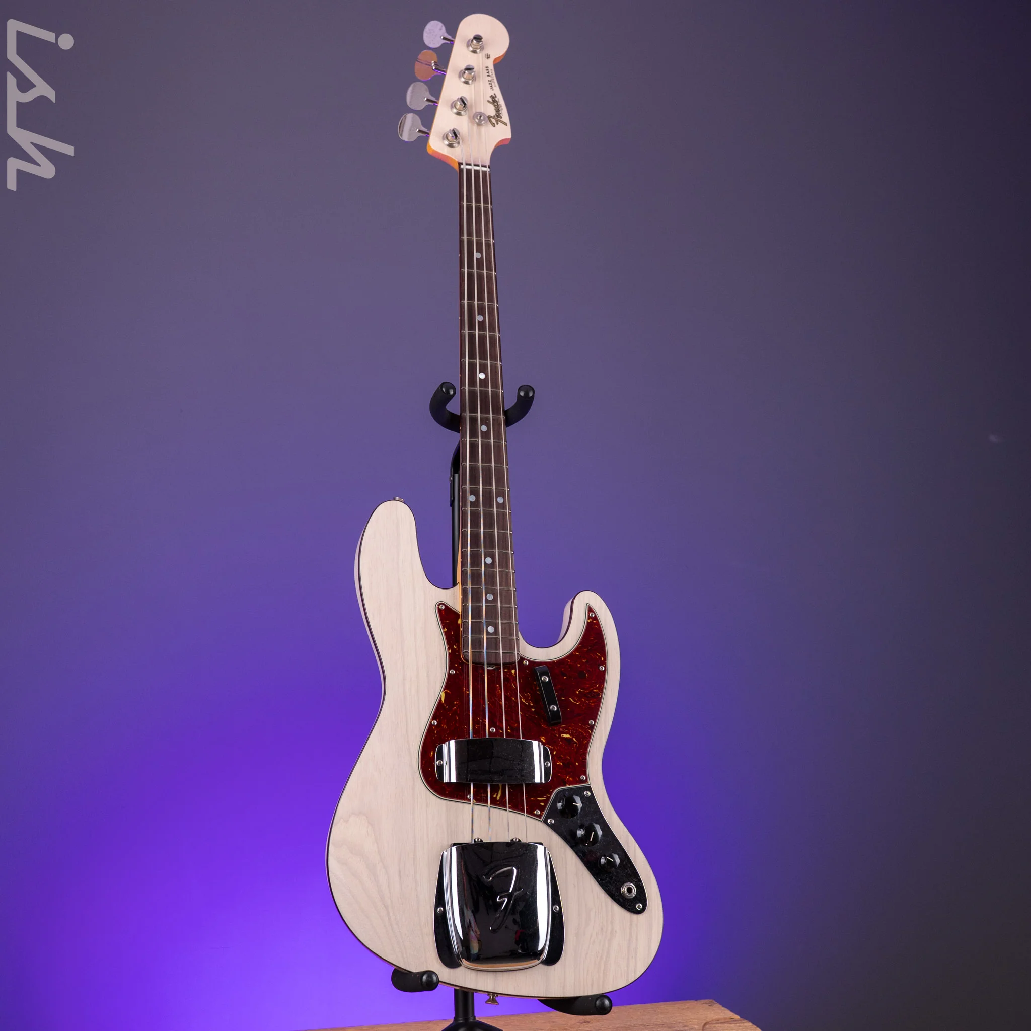Fender Custom Shop Limited '60s Jazz Bass DLX Closet Classic Aged White Blonde - Image 2