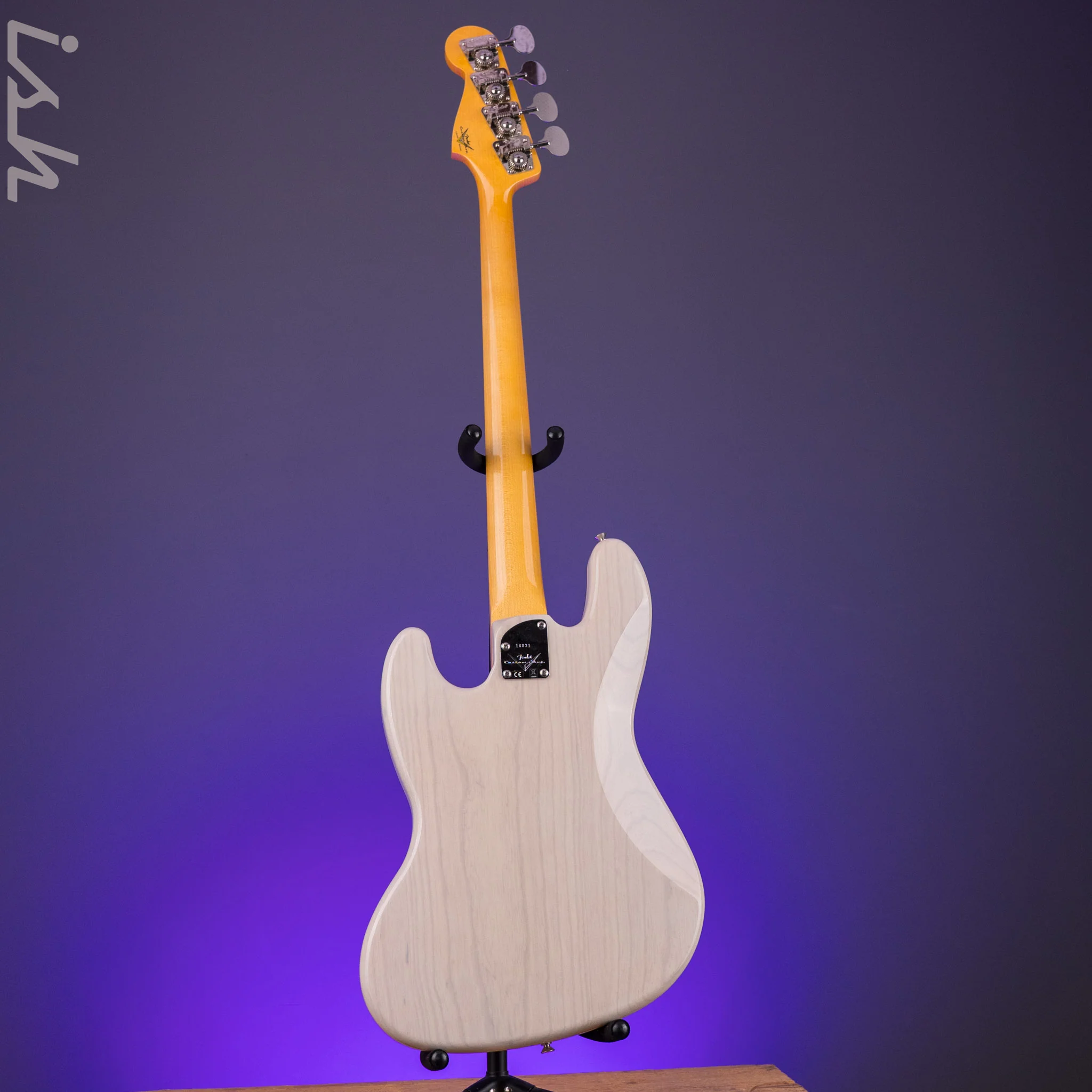 Fender Custom Shop Limited '60s Jazz Bass DLX Closet Classic Aged White Blonde - Image 8