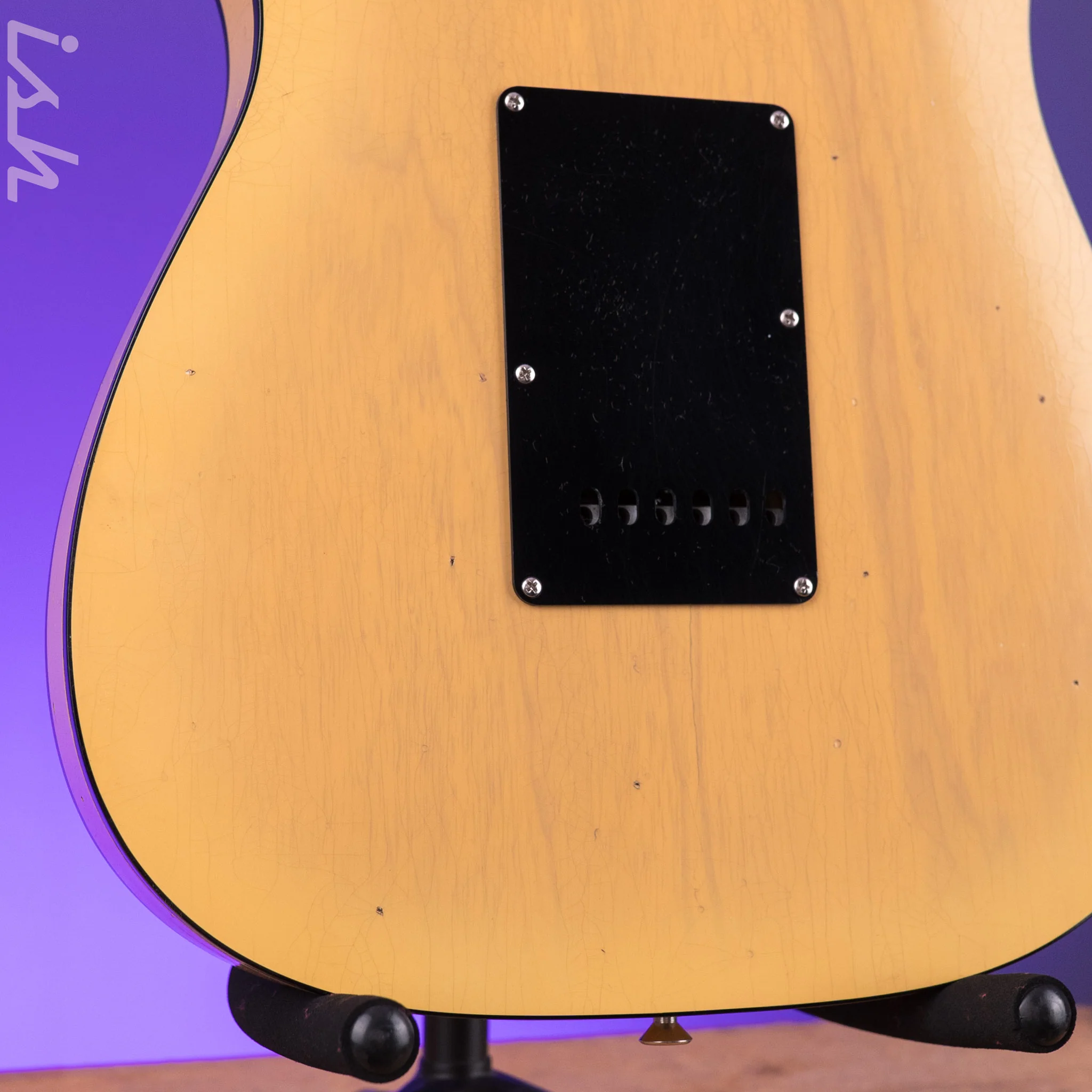 Fender Custom Shop Limited '60s Thinline® Stratocaster® Journeyman Relic® Aged Natural Blonde - Image 11