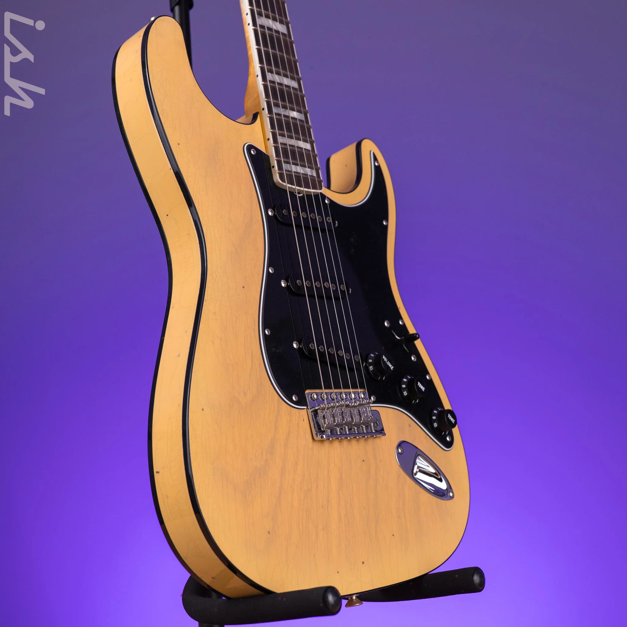 Fender Custom Shop Limited '60s Thinline® Stratocaster® Journeyman Relic® Aged Natural Blonde - Image 3