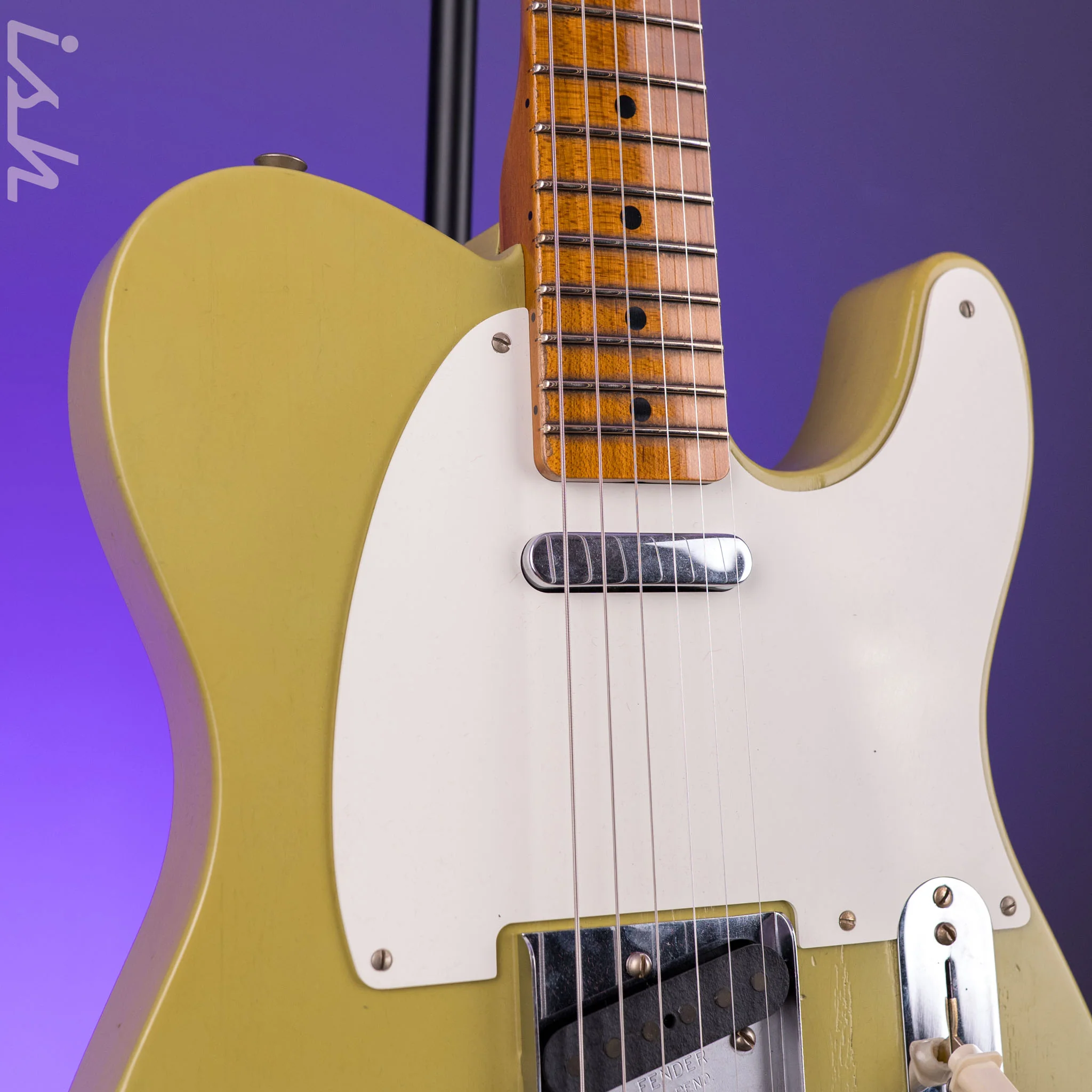 Fender Custom Shop Limited Roasted Reverse '50s Telecaster® Journeyman Relic® Aged Appliance Green - Image 4